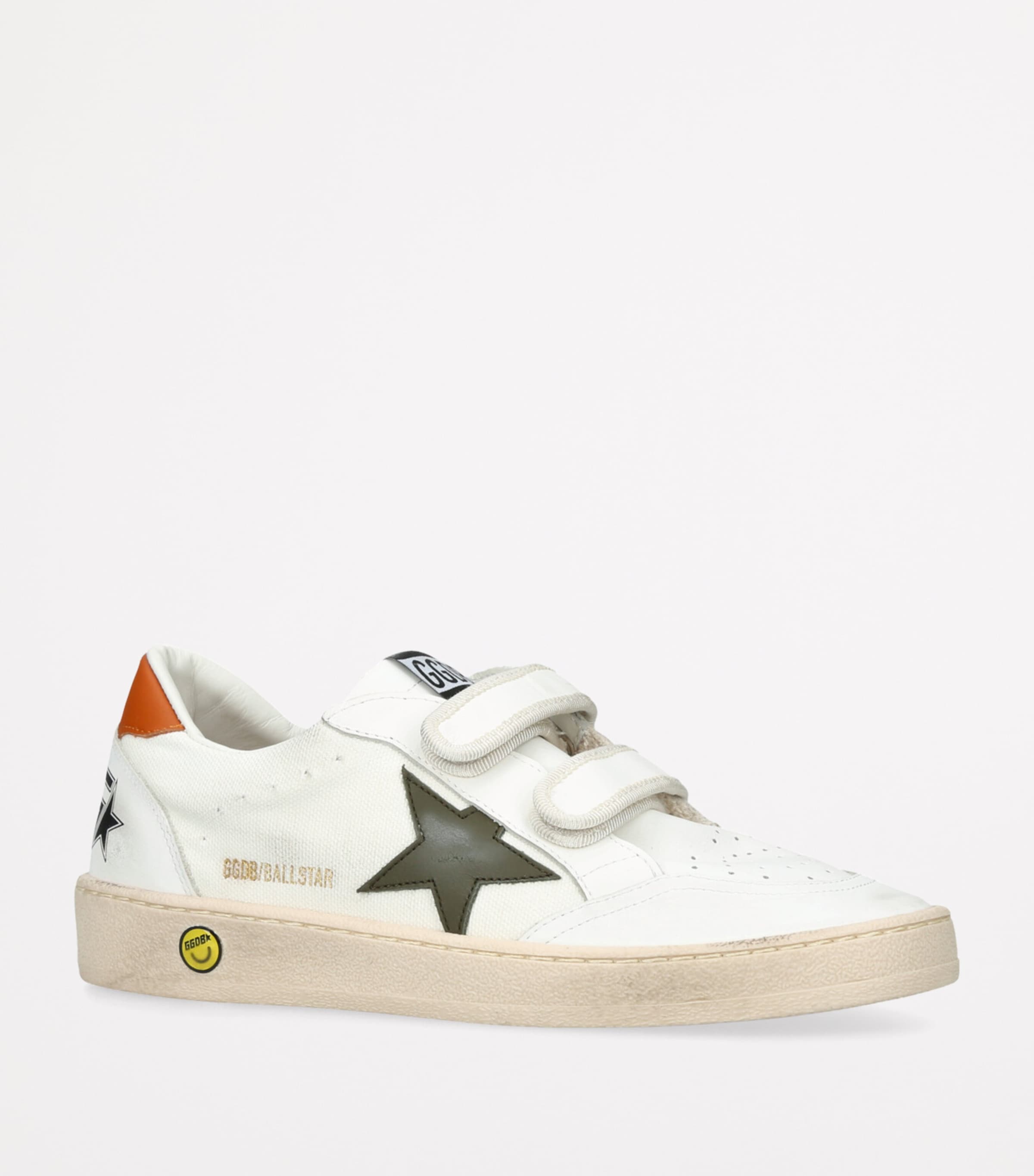 Golden Goose Leather Ball Star Sneakers White/comb Image 3