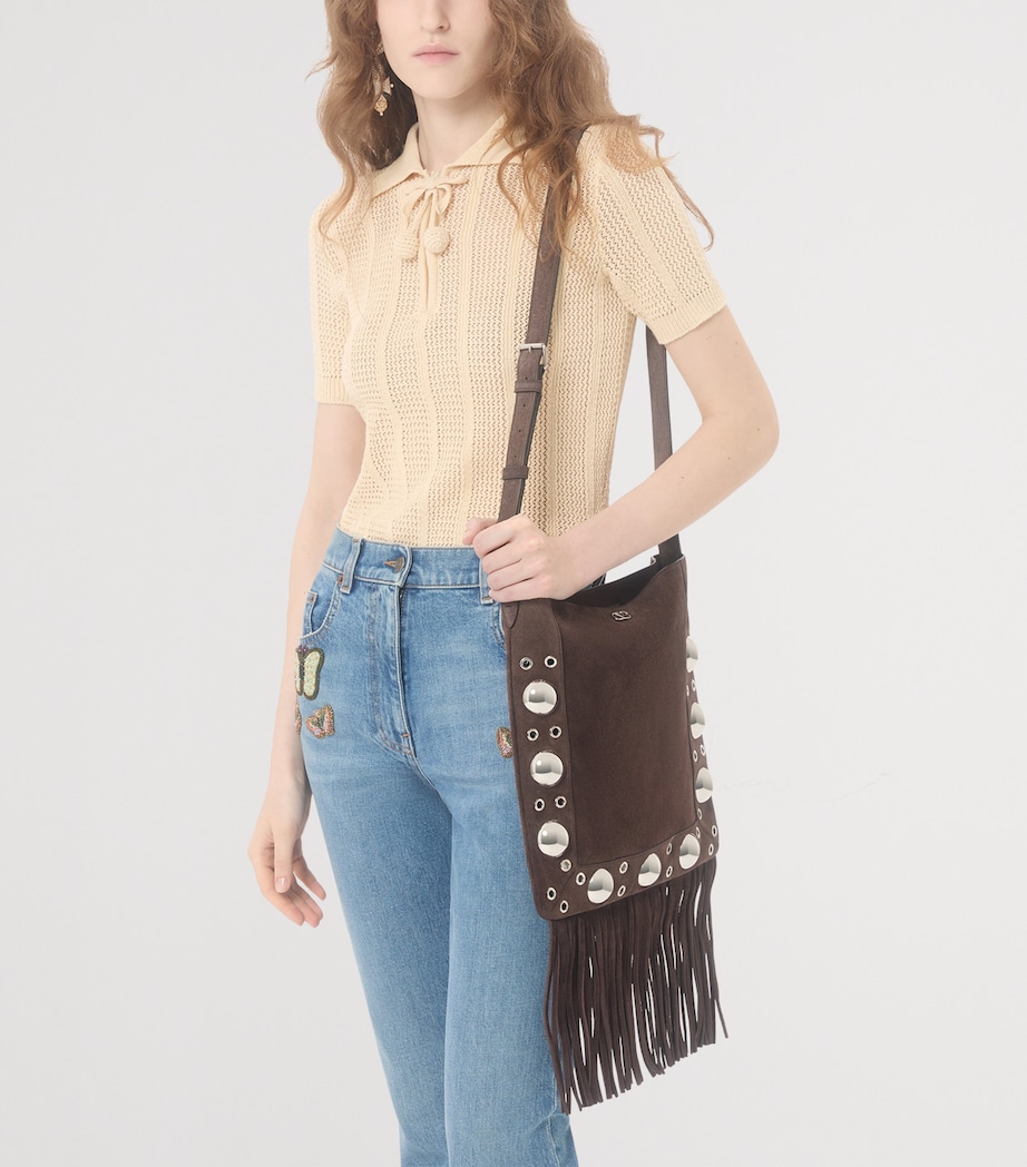 Valentino Womens Cotton Knitted Polo Shirt Image 6