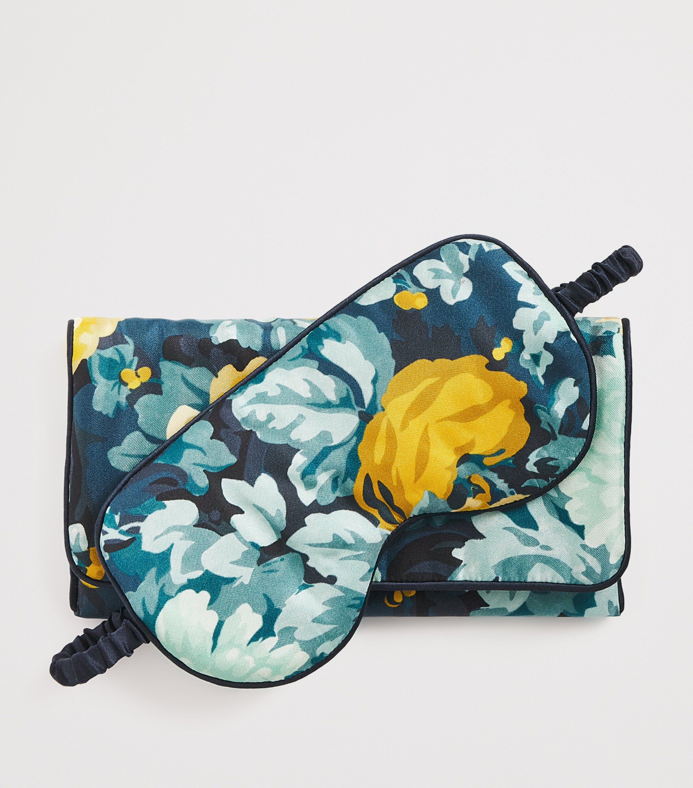 Silk Floral Audrey Eye Mask NOCTURNE Image 4