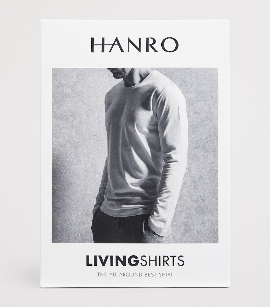 Cotton Living Long-Sleeve T-Shirt 2125 WHITE TOPAZ Image 6