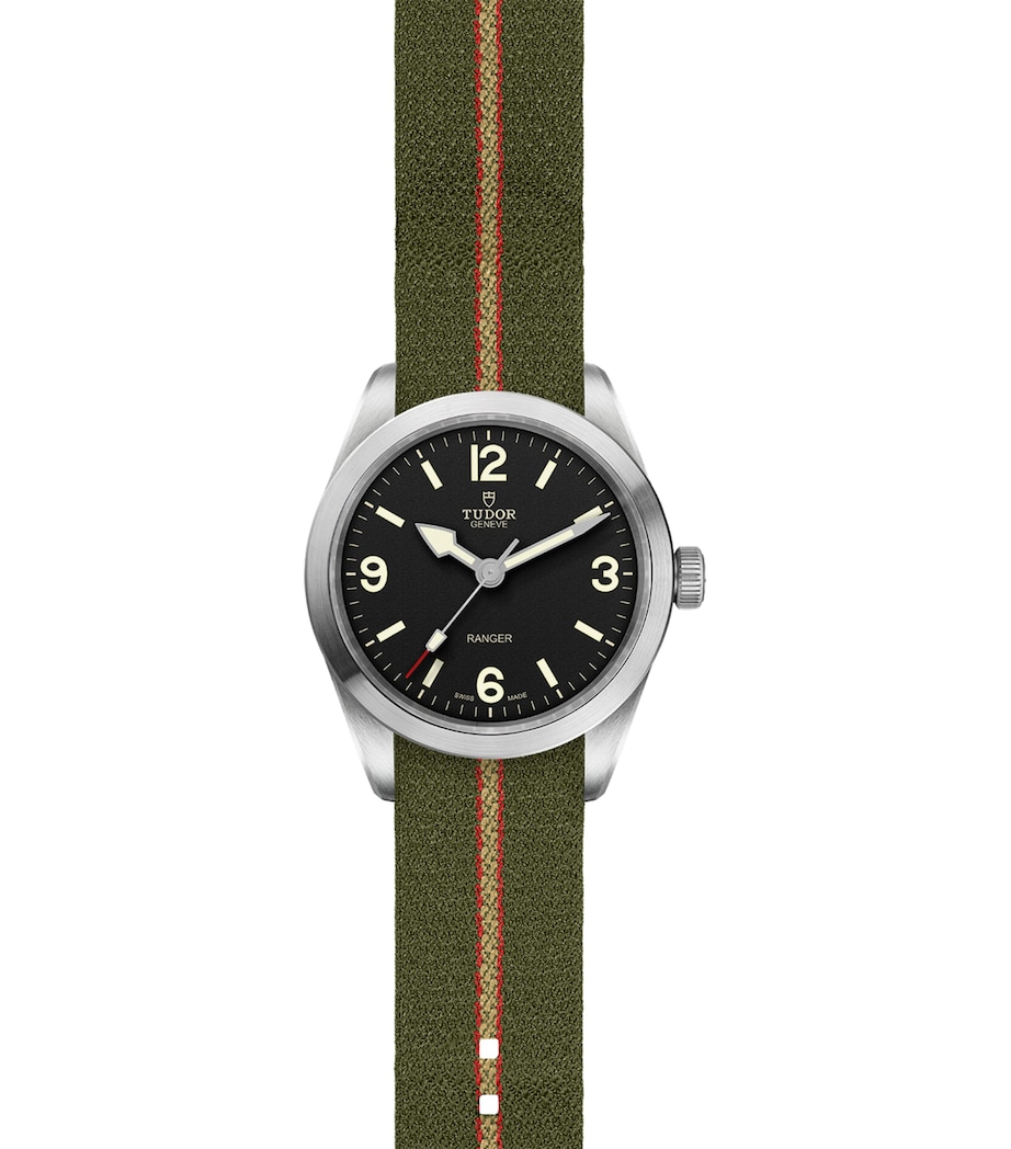 TUDOR Ranger Stainless Steel Watch 39mm Black Image 2