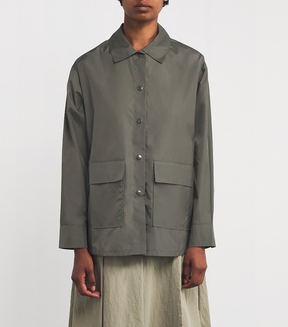 Nylon Overshirt KAKI Image 3