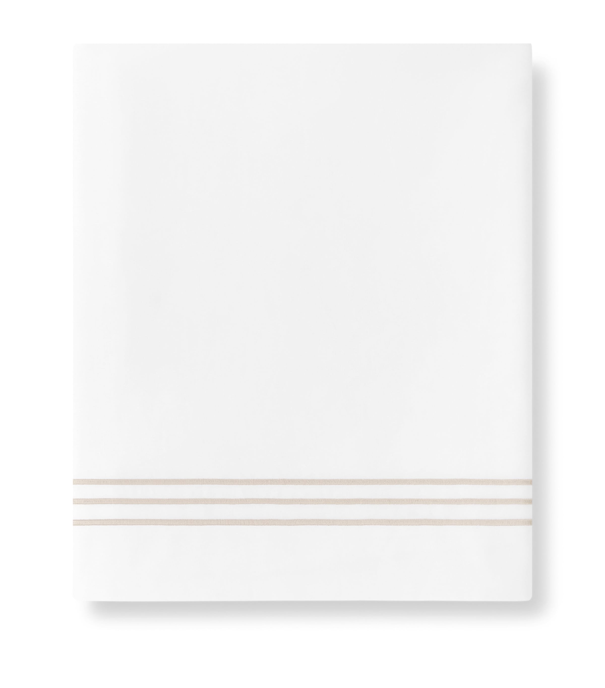 Amalia Egyptian Cotton Alvorada Flat Sheet In White