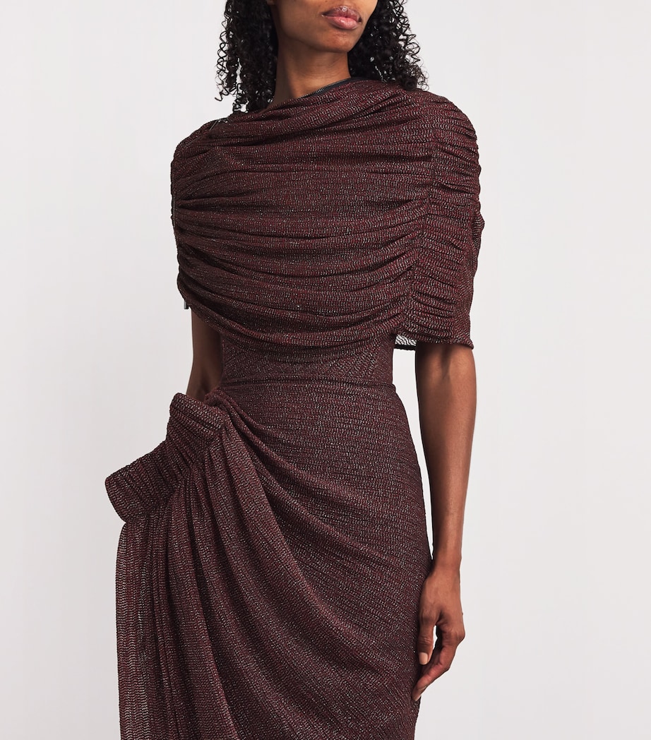 Metallic Annika Cape BLOOD WEB Image 3