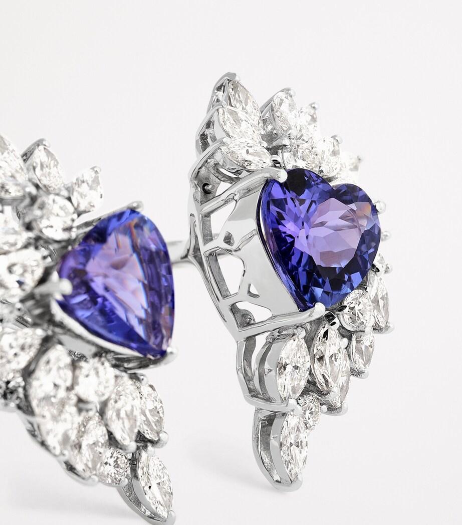 Yeprem White Gold, Diamond and Tanzanite Reign Supreme Ring White Gold Image 6