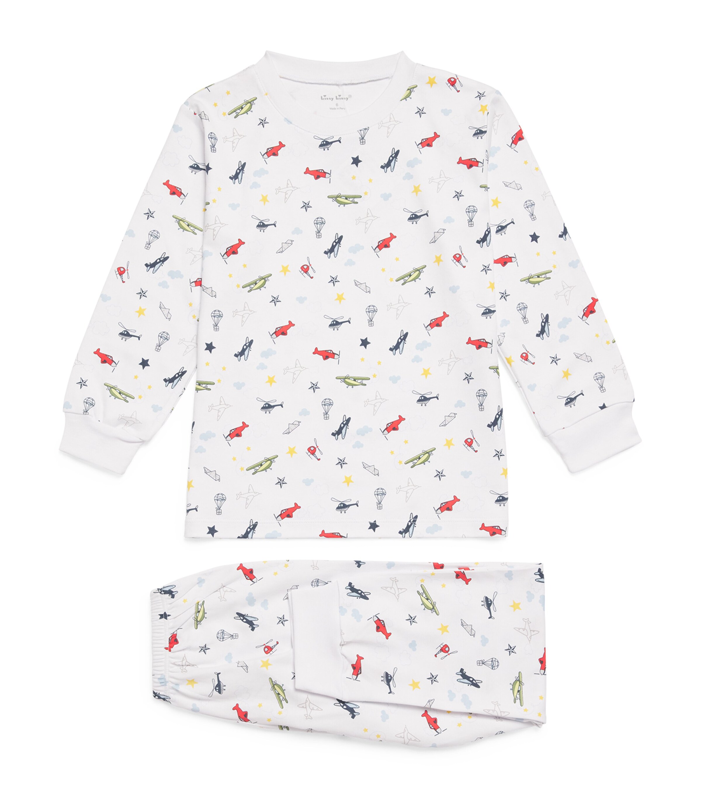 Kissy Kissy Pima Cotton Aviator Pyjama Set (2-6 Years) Image 1