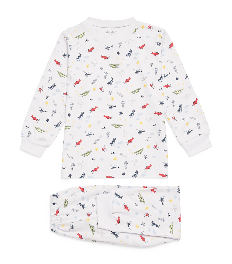 Kissy Kissy Pima Cotton Aviator Pyjama Set (2-6 Years) Image 1