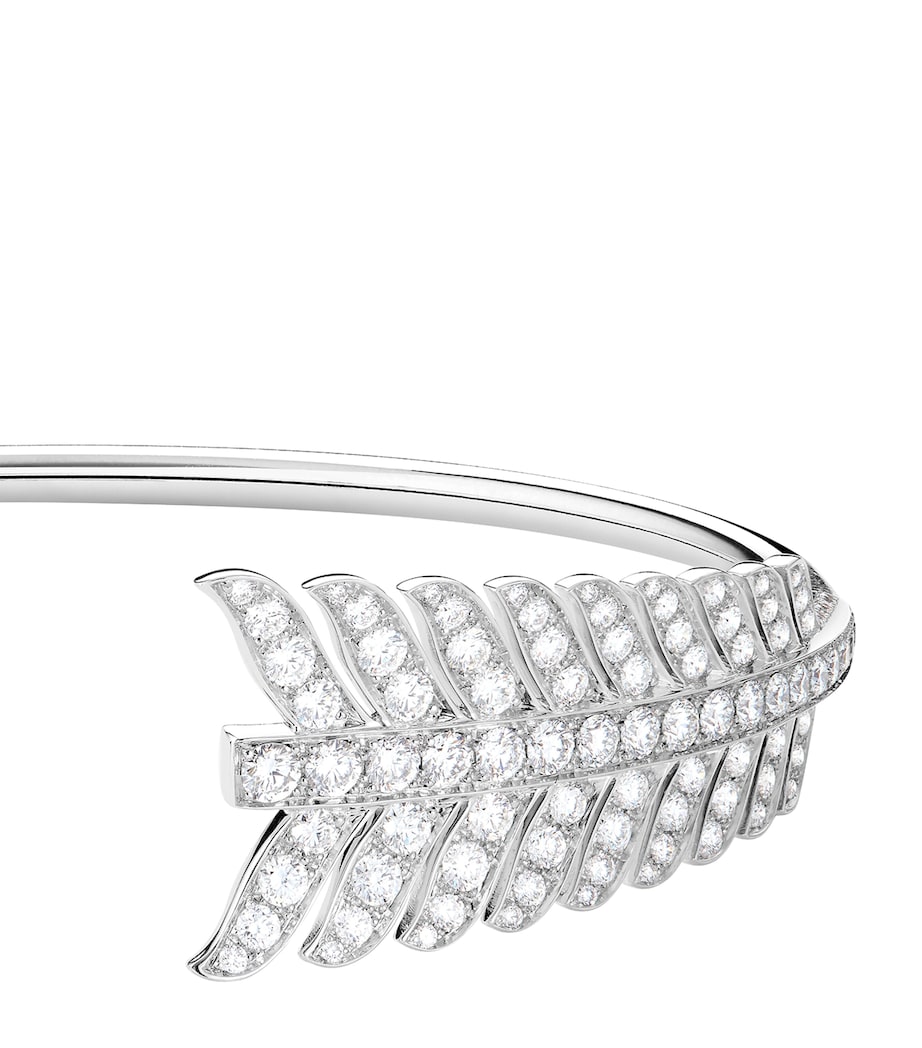 White Gold and Diamond Nature Triomphante Flèche Bracelet WHITE GOLD Image 3