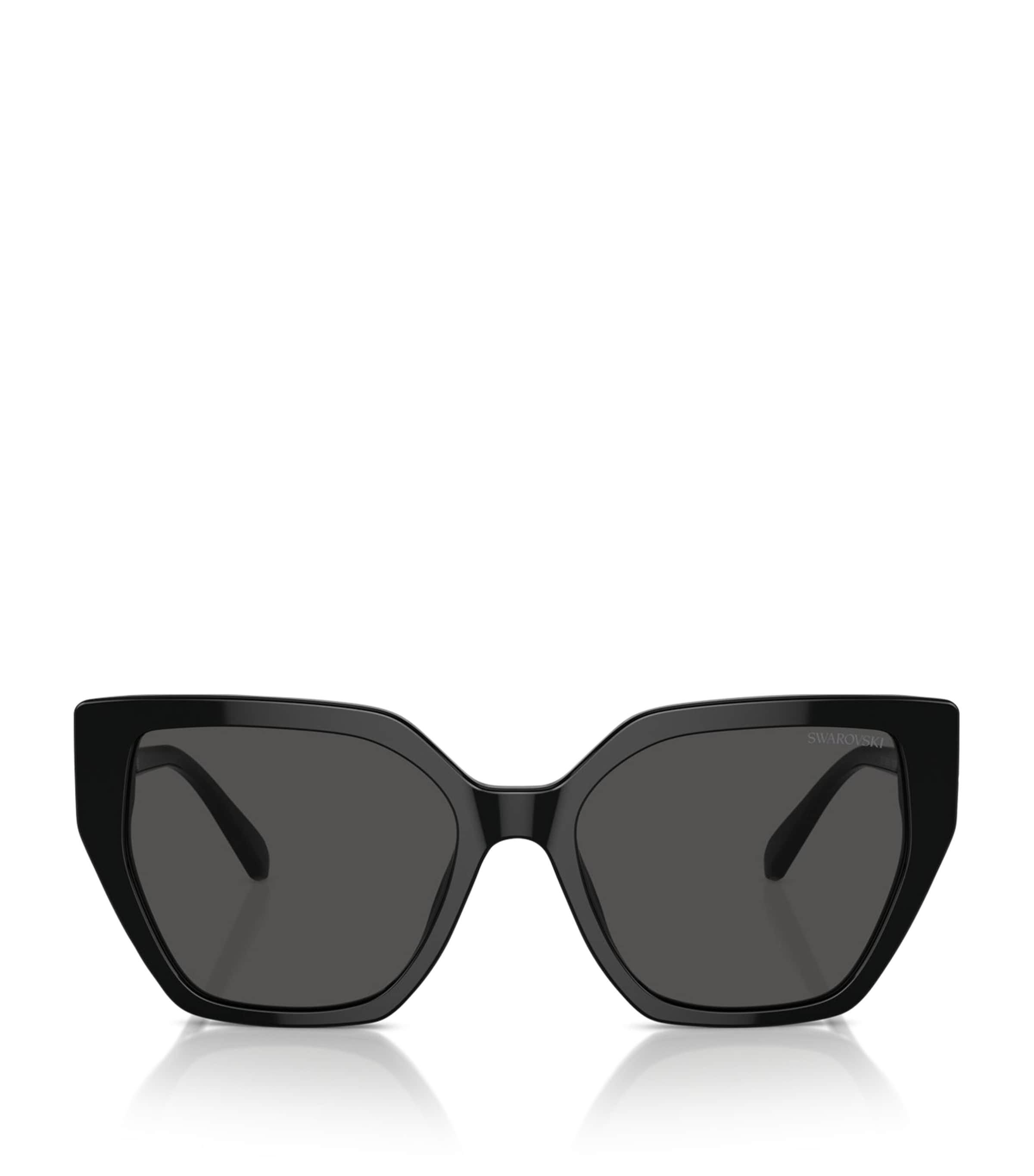 Swarovski Acetate Sk6016 Sunglasses In Black