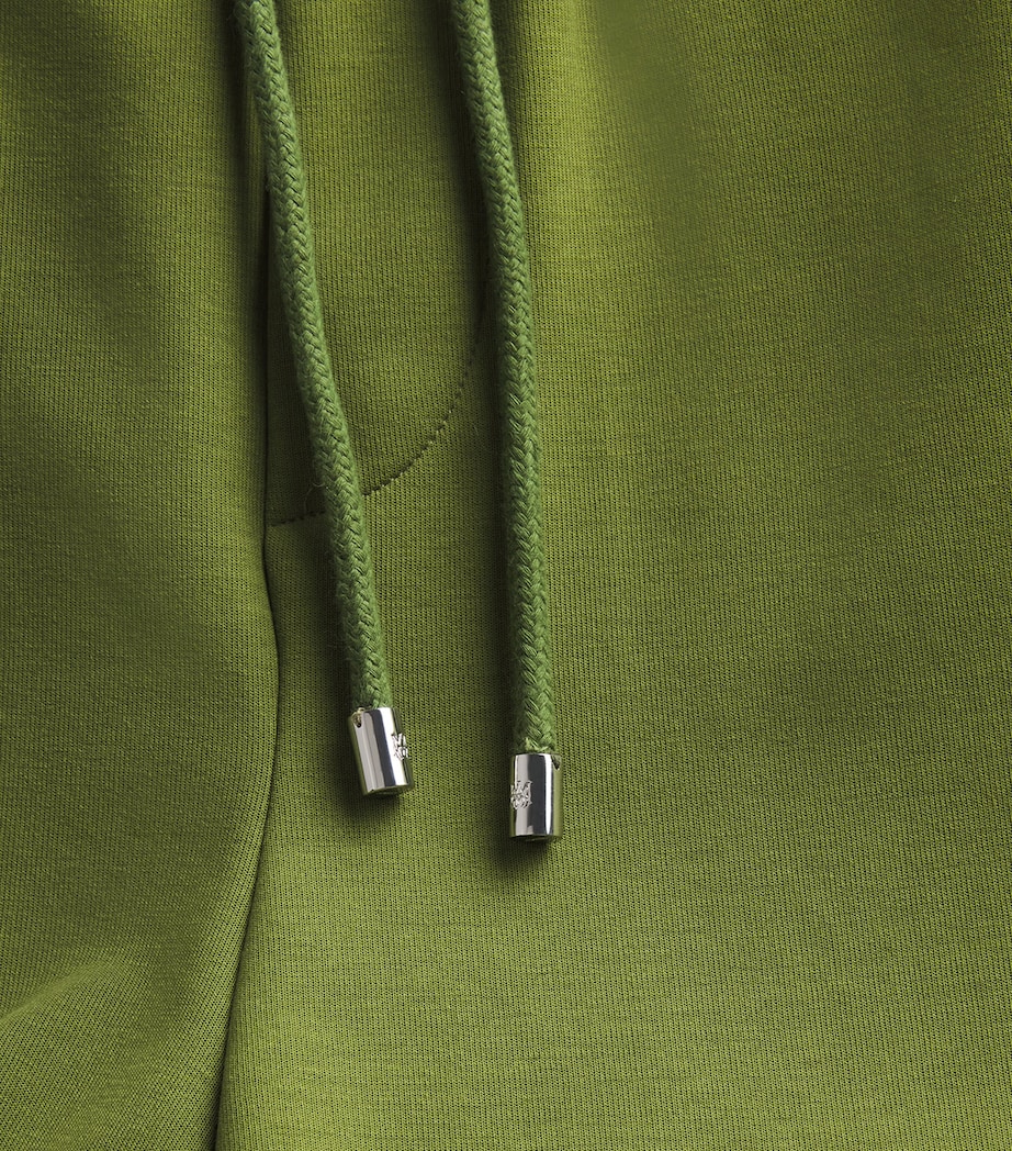 Cotton Logo Relaxed Sweatpants GREEN Image 5
