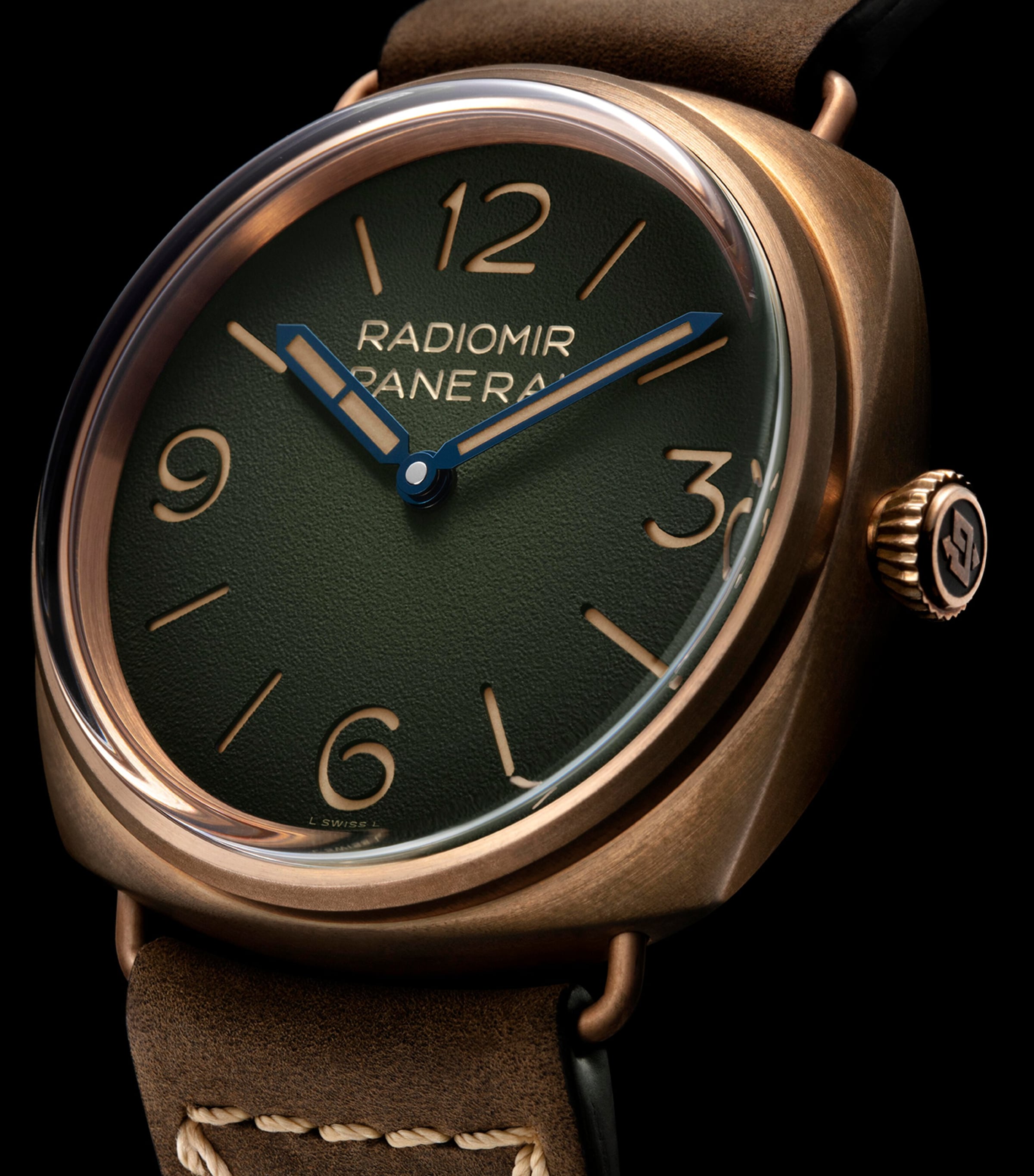 Bronze Radiomir Bronzo Watch 44mm GREEN Image 5