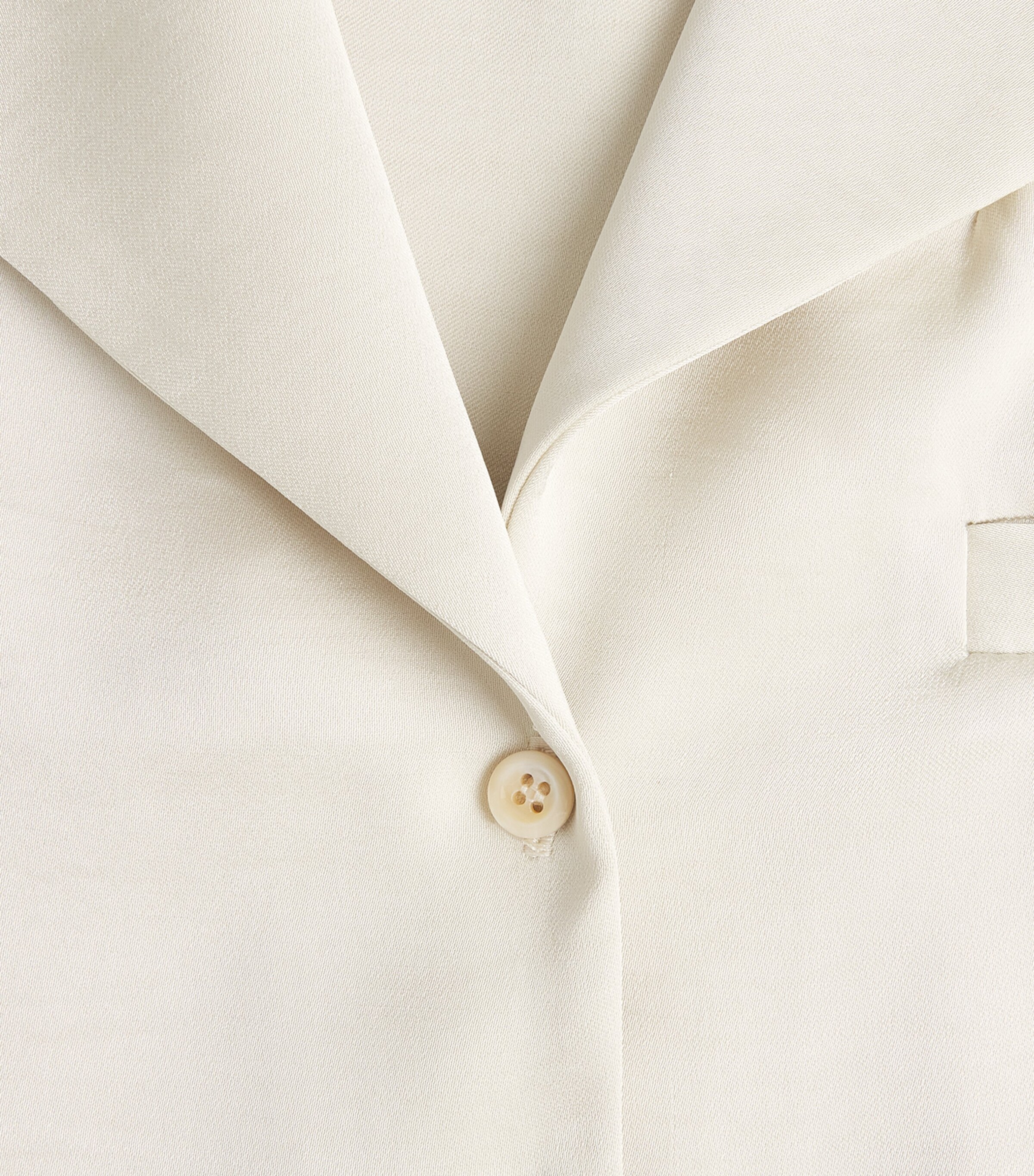 Claudie Pierlot Womens Satin Cropped Shirt Vanilla Image 6