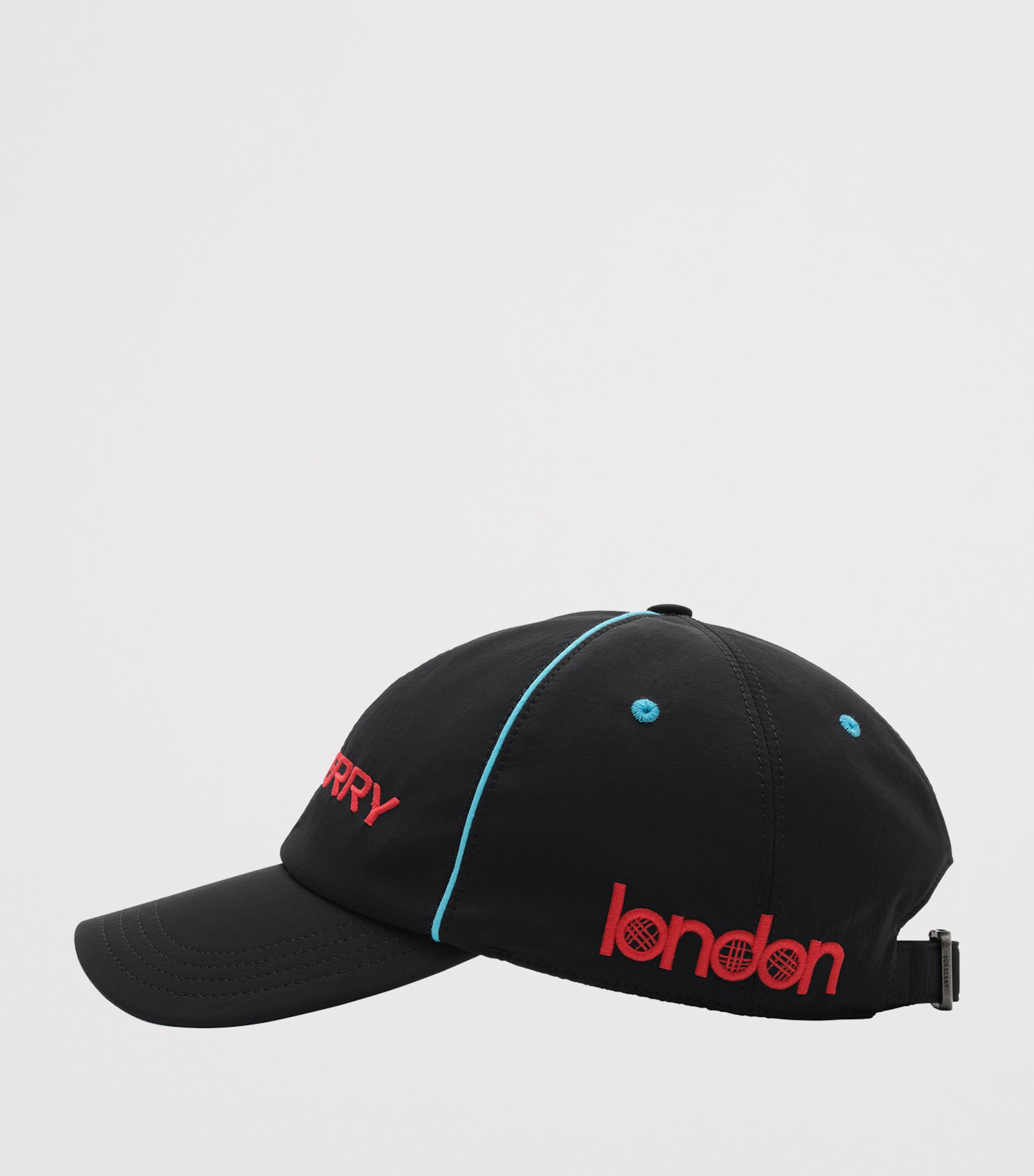 Burberry Black Nylon London Map Baseball Cap | Harrods US