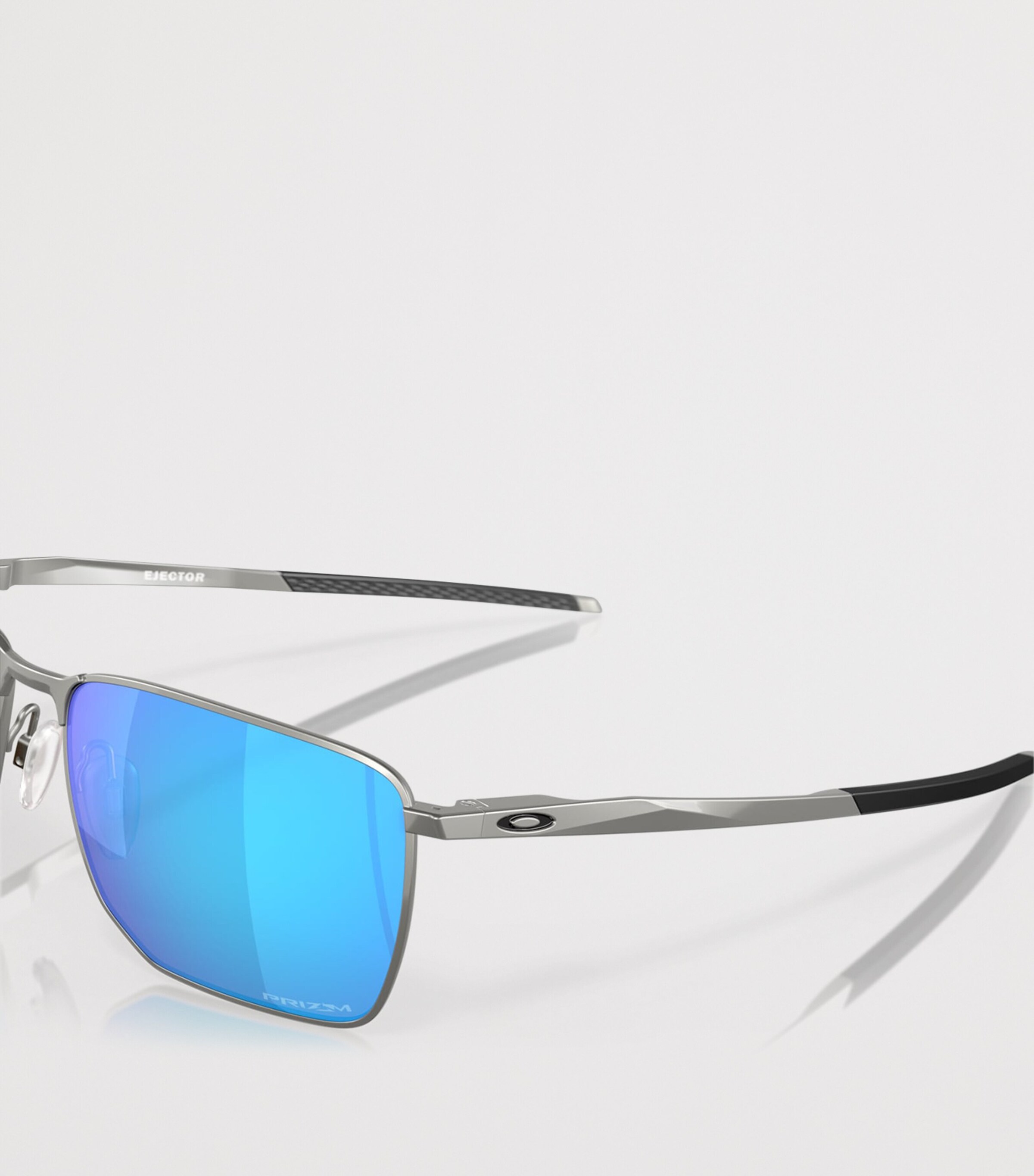 Oakley Ejector Rectangle Sunglasses Silver Image 7
