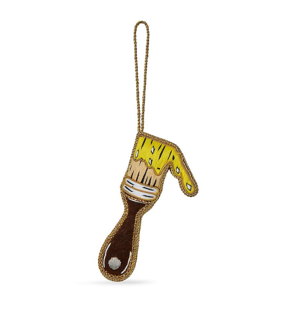 Paint Brush Tree Decoration YELLOW/BROWN Image 1
