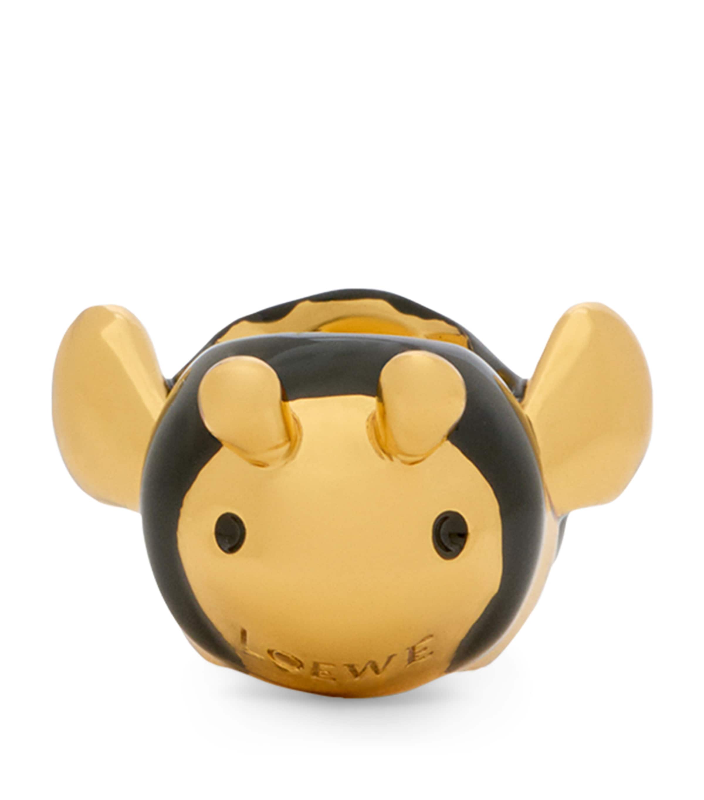 Loewe X Paula's Ibiza Bee Dice Charm In Black