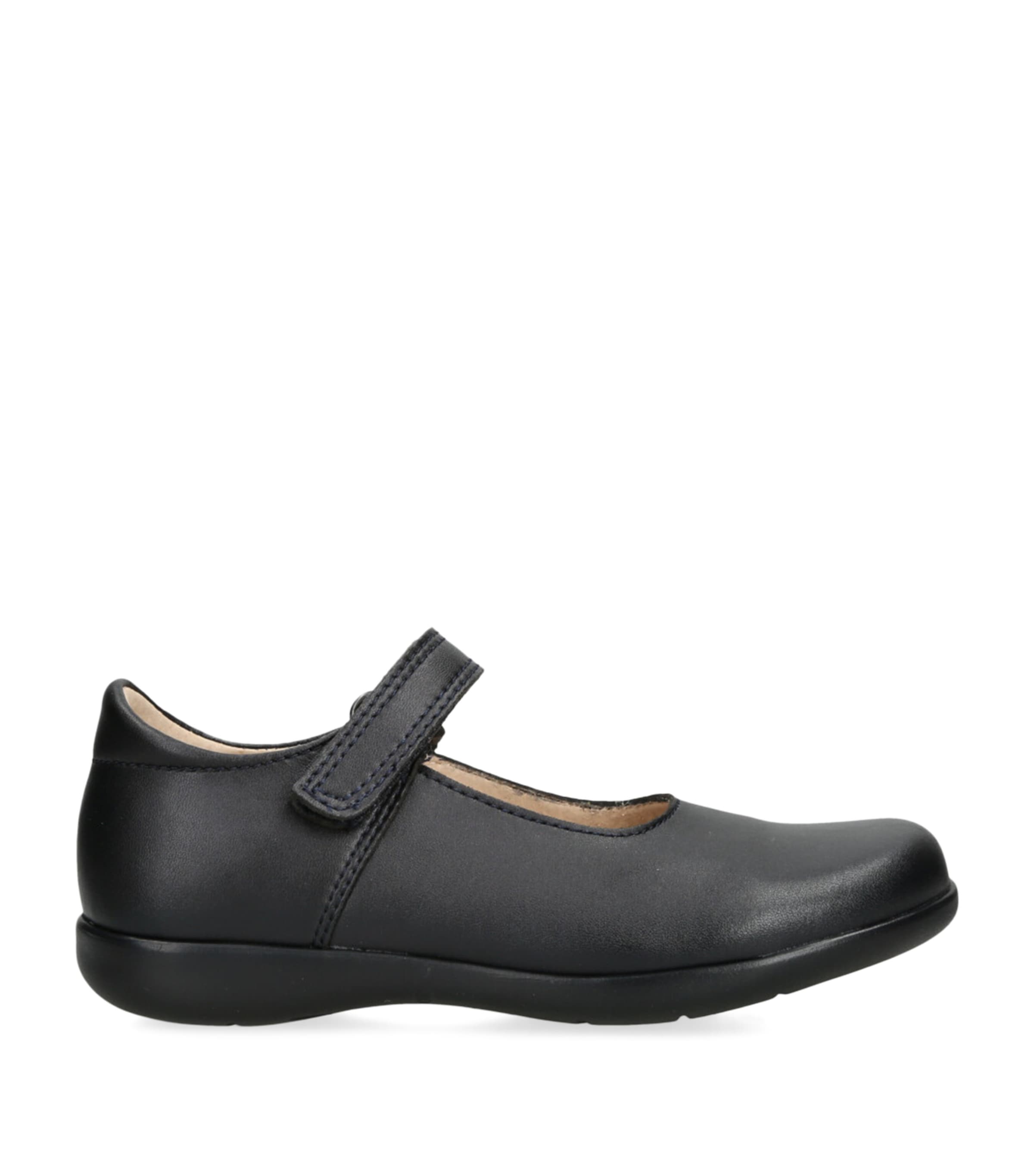 Leather Emily School Shoes NAVY Image 1
