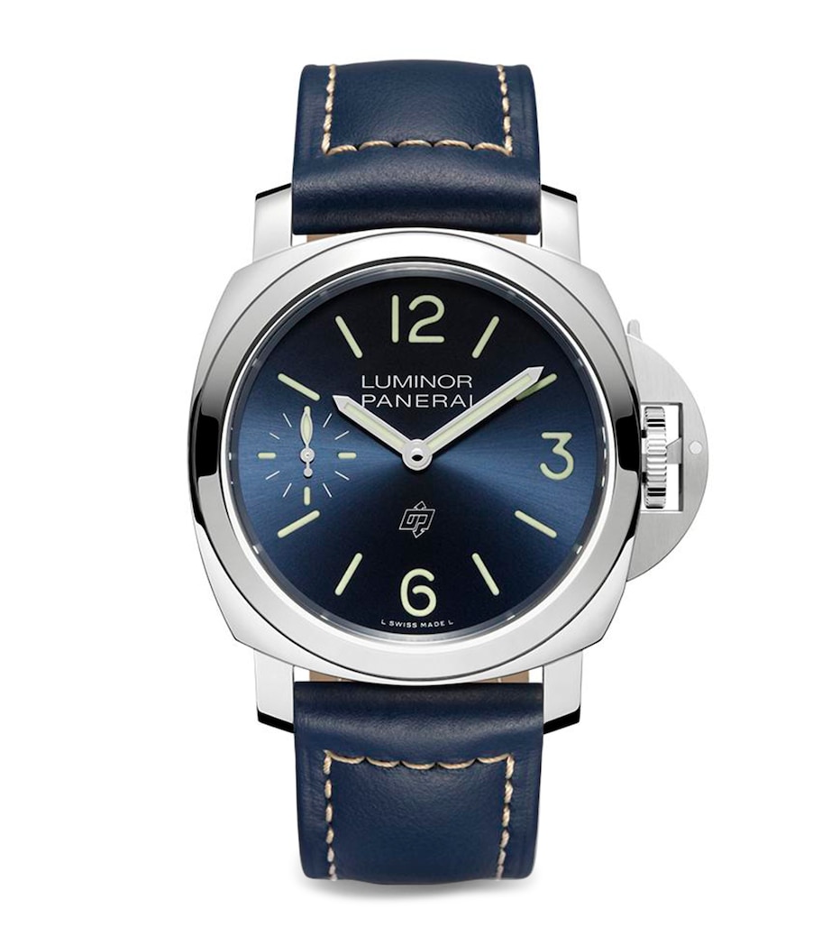 Panerai Stainless Steel Luminor Watch 44mm Blue Image 1