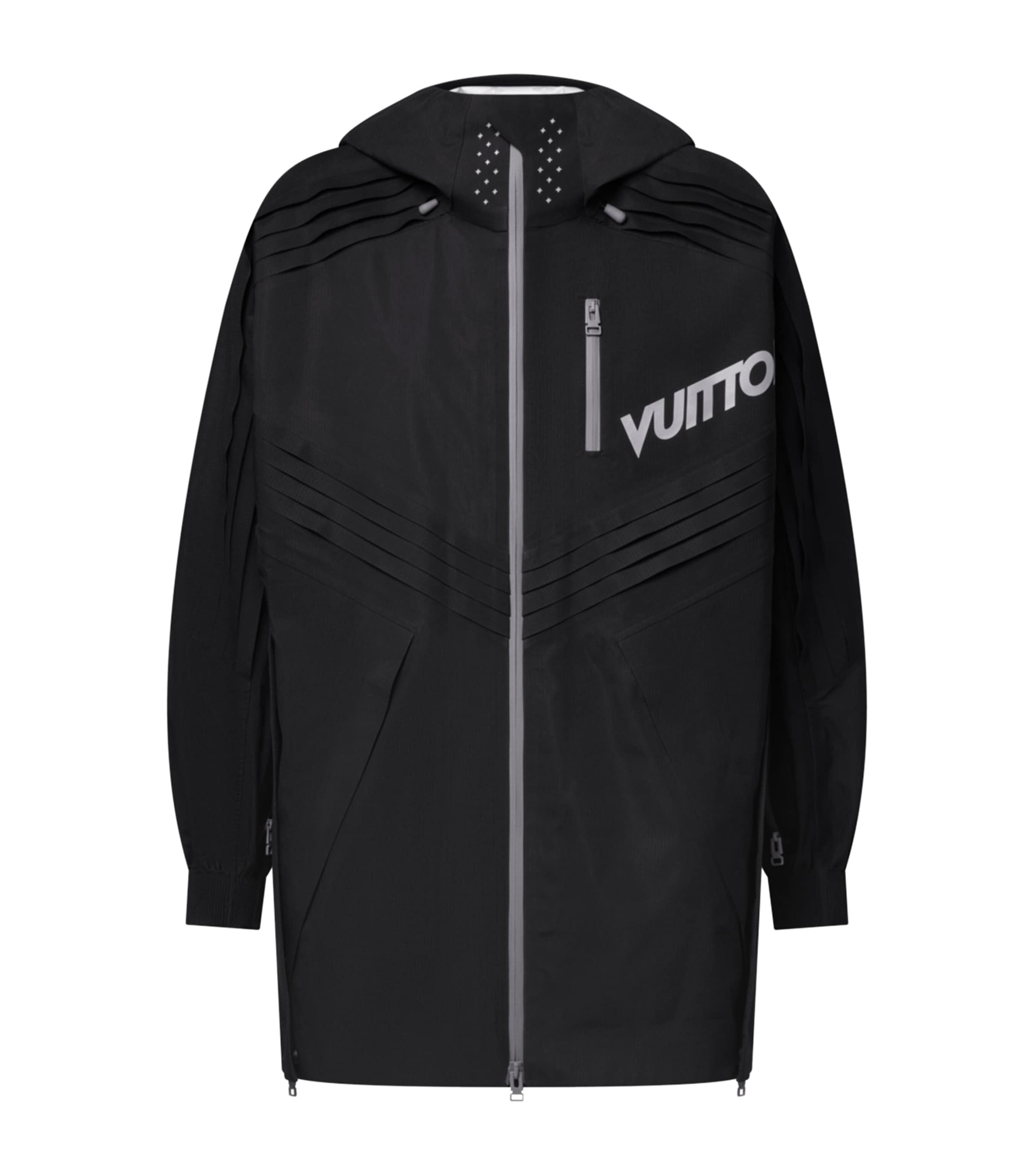 Logo Sporty Parka Jacket BLACK Image 1