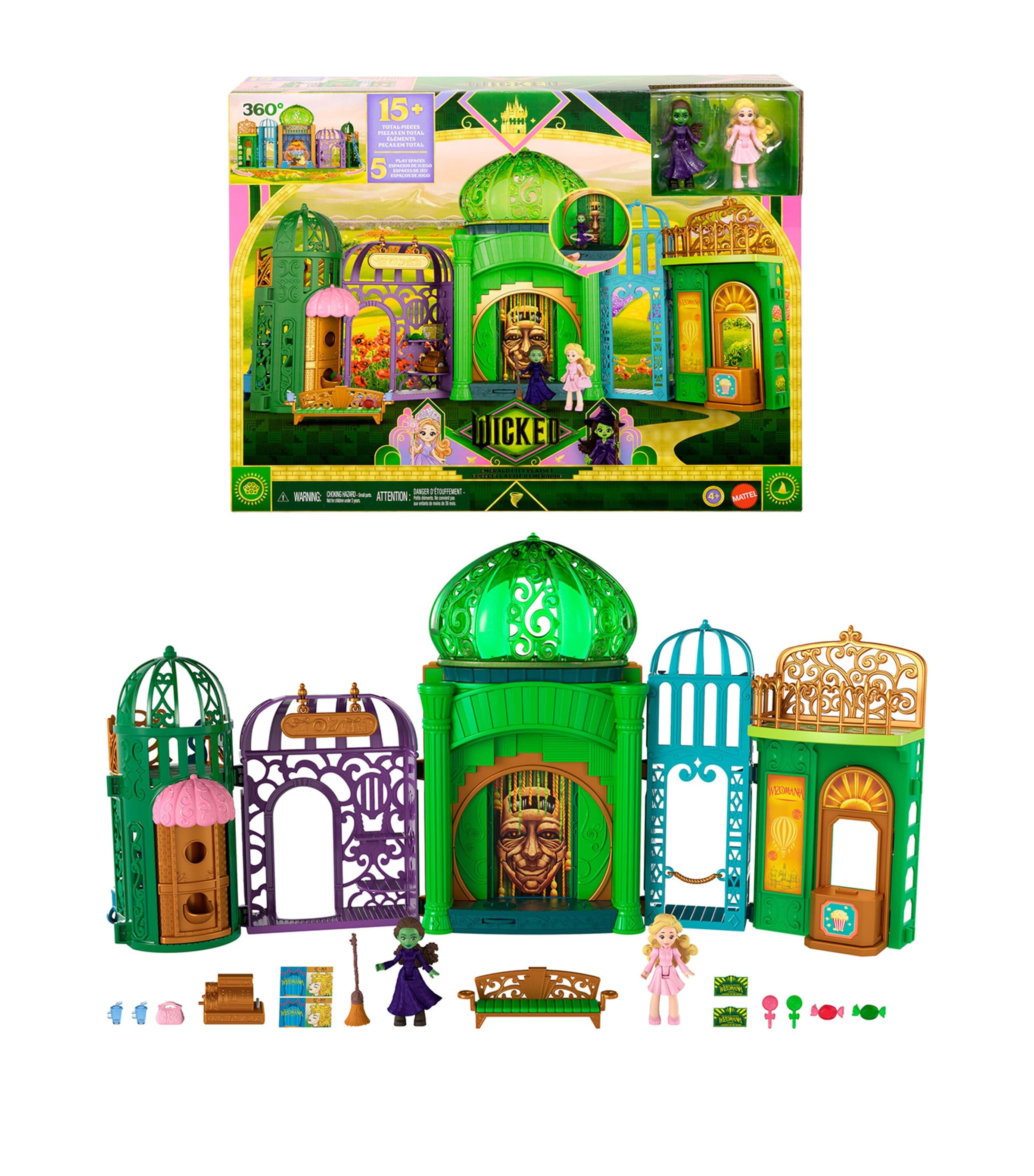 Wicked Emerald City Small Doll Playset MULTI Image 2