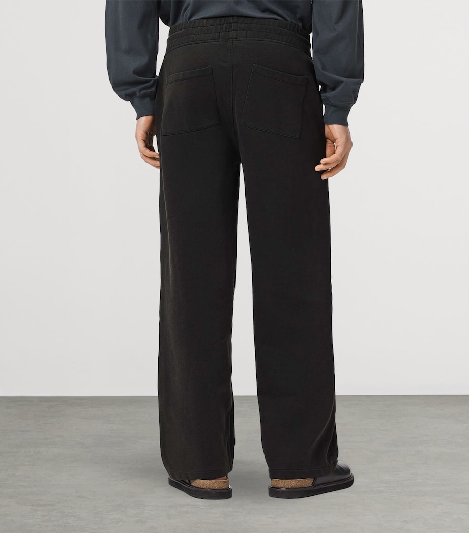 AllSaints Mens Organic Cotton Chromium Sweatpants Washed Black Image 4