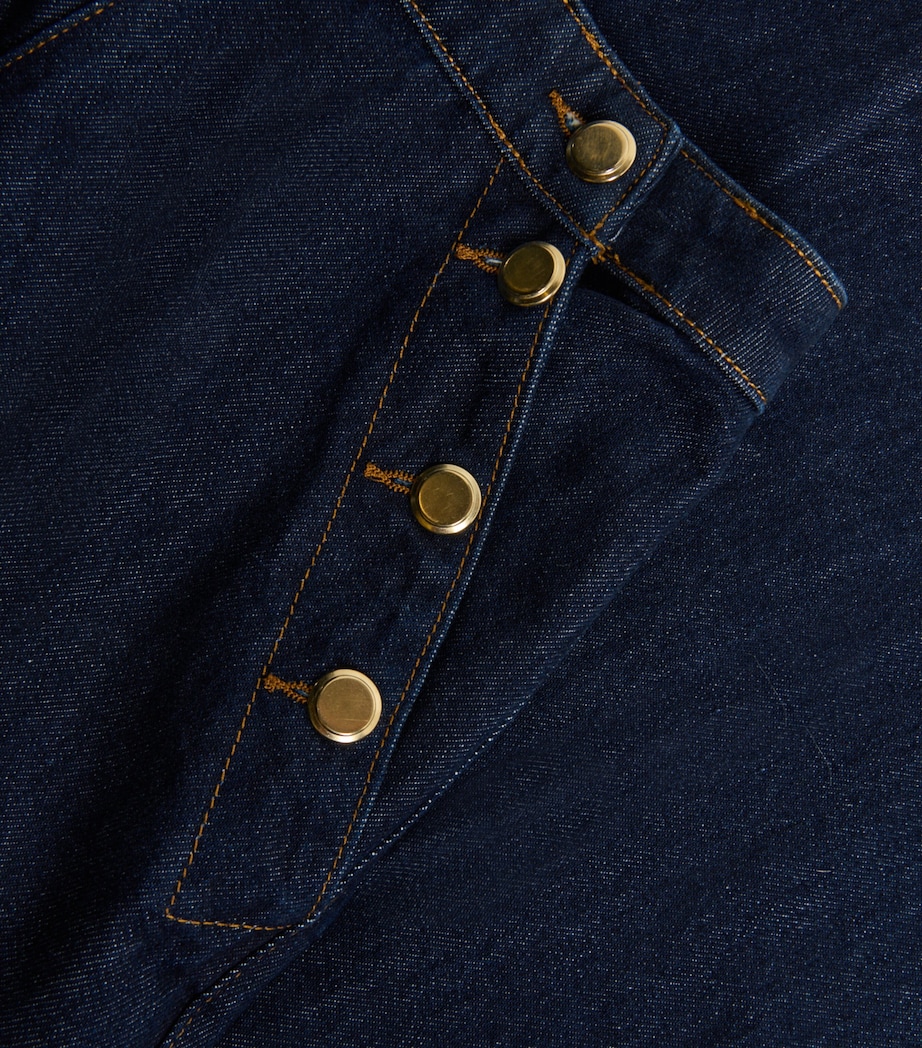 Pascale Wide-Leg Mid-Rise Jeans BRUT DENIM Image 2