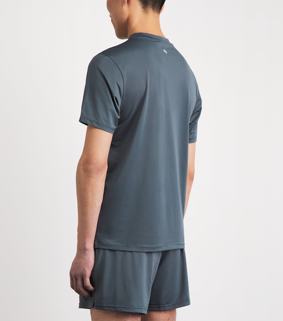 Represent 247 Mens Mesh DNA T-Shirt Dusky Navy Image 5