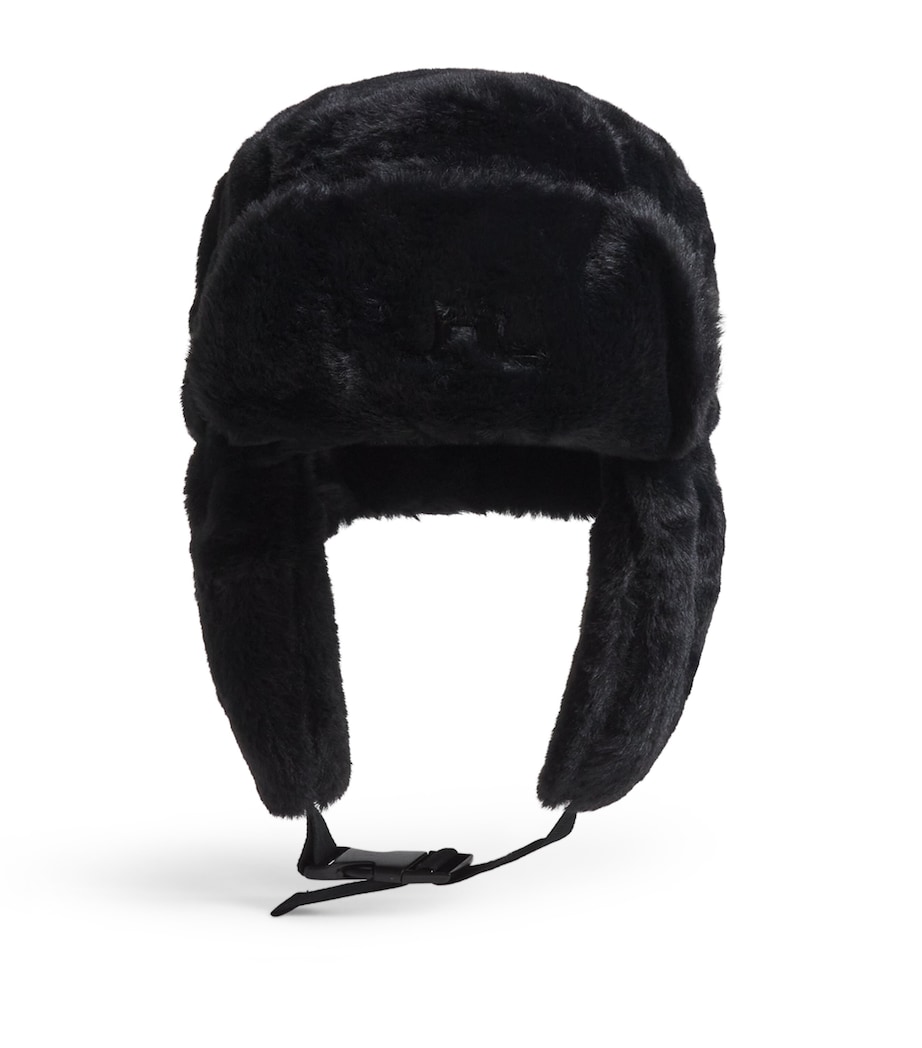 Faux Fur Offpist Trapper Hat BLACK9999 Image 1