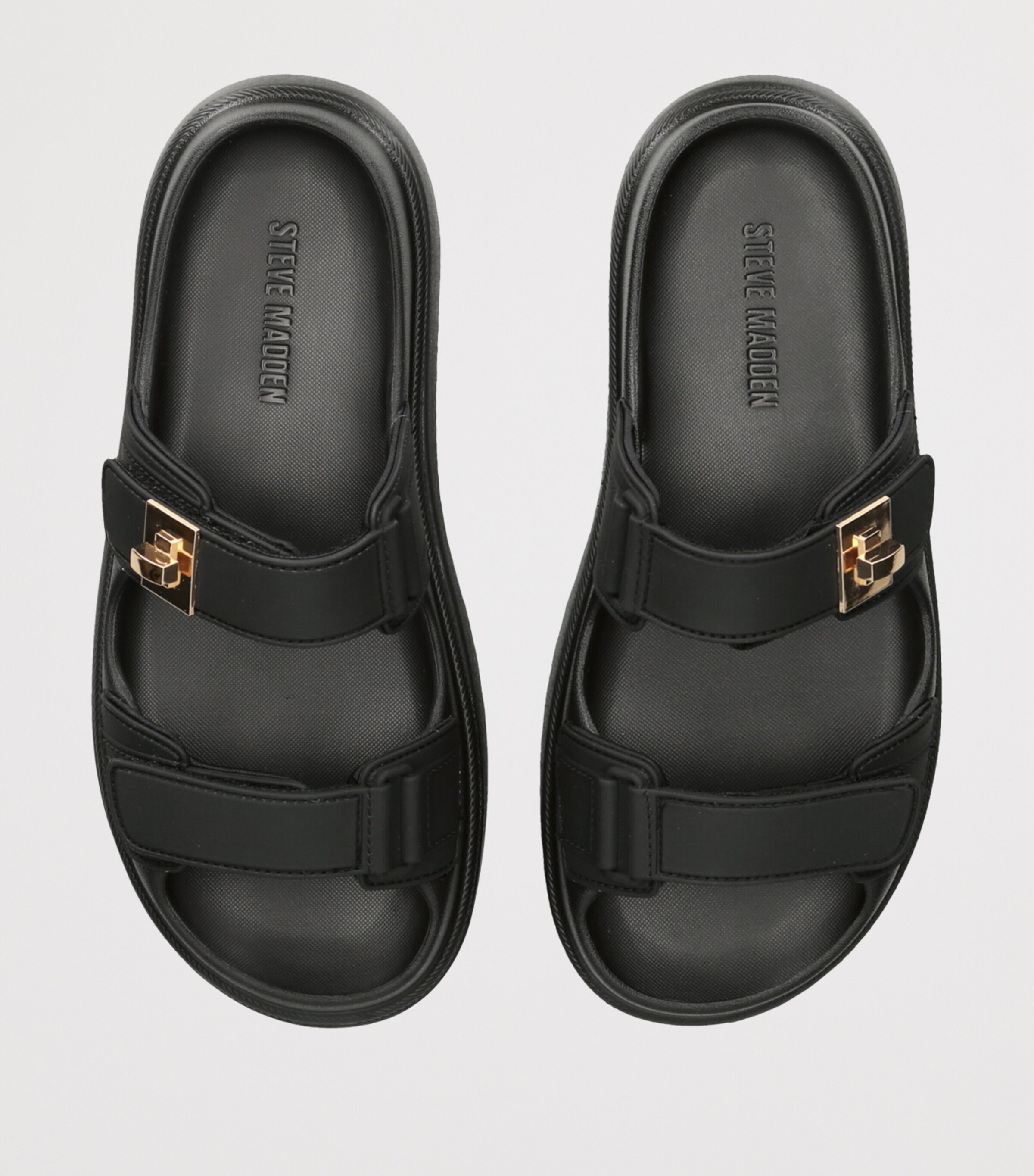 Steve Madden Black Bigschmona-J Sandals | Harrods US