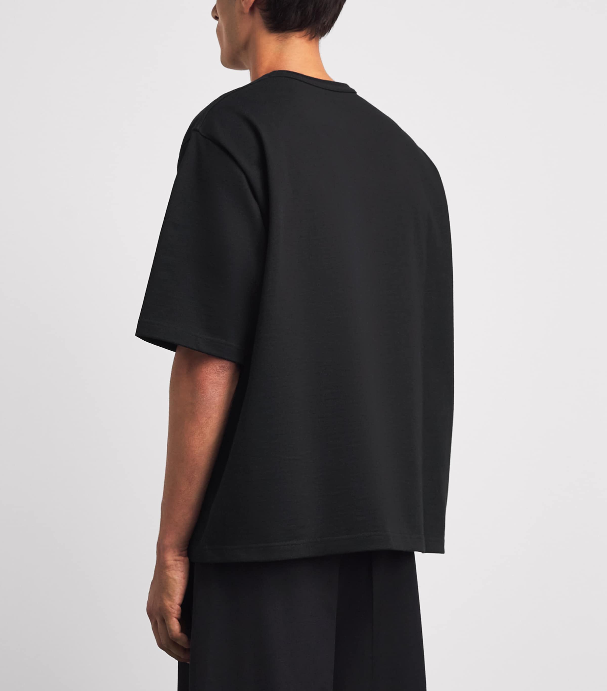 Lemaire Mens Cotton Boxy T-Shirt Black Image 5