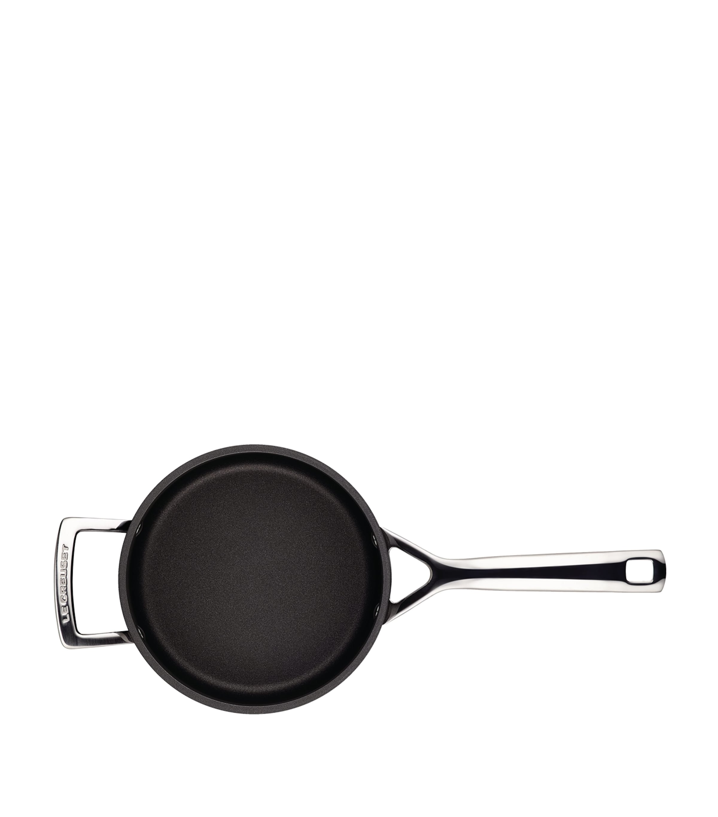 Le Creuset Toughened Non-Stick Saucepan (18cm) Black Image 2