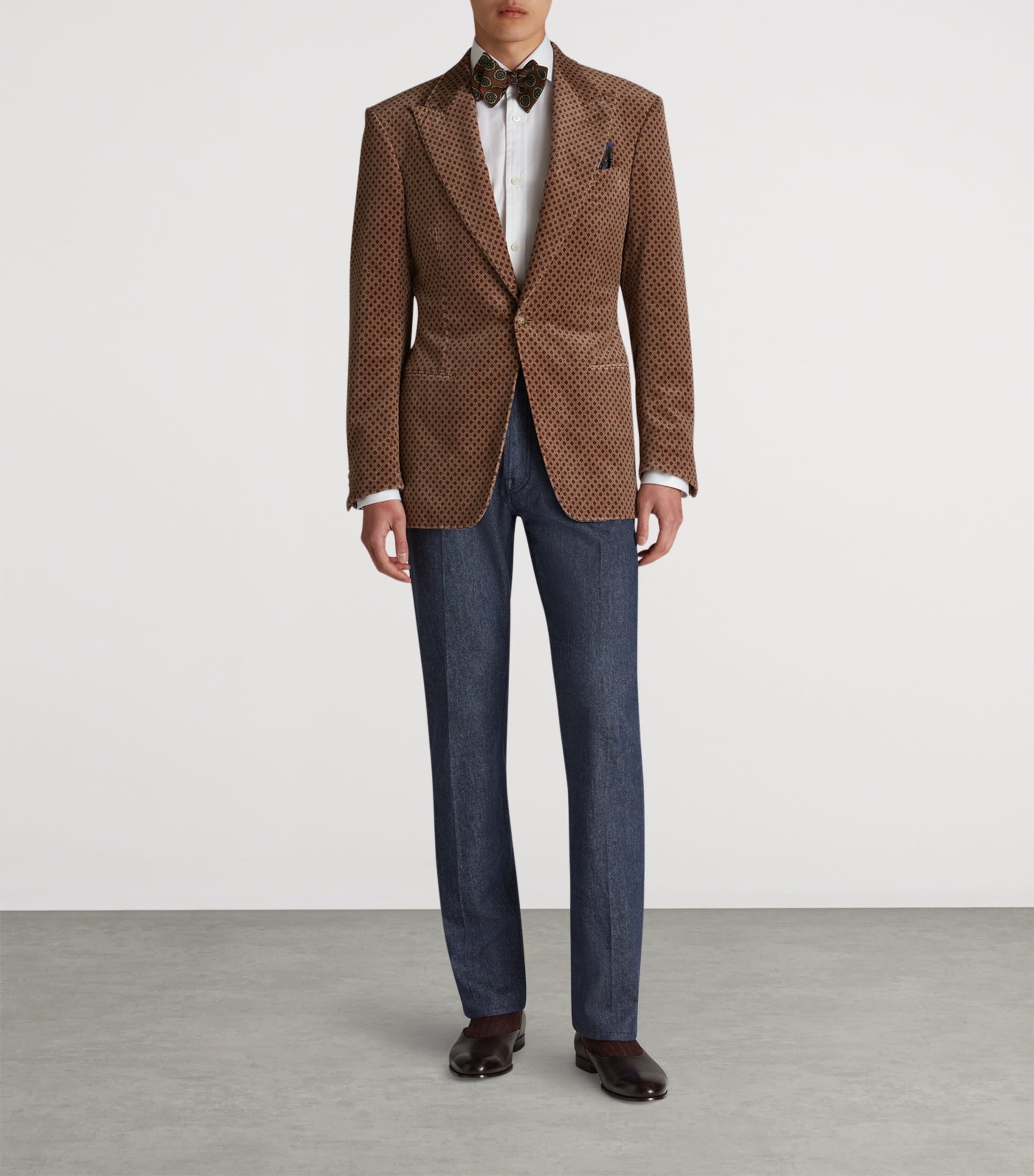 Wool-Blend Denim Trousers 408BLUE INDIGO Image 2