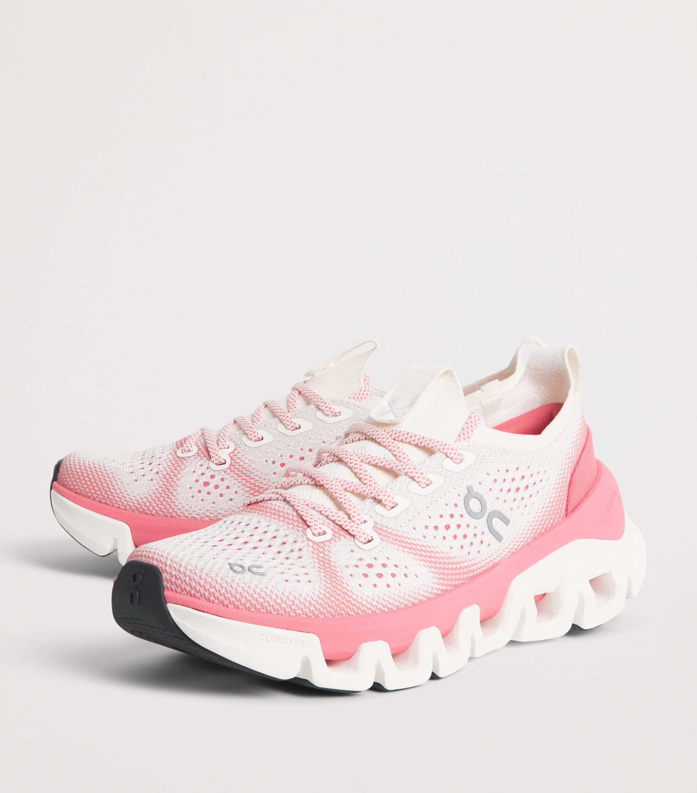 On Womens Cloud X Tempo Trainers Ivory | Camellia Image 3