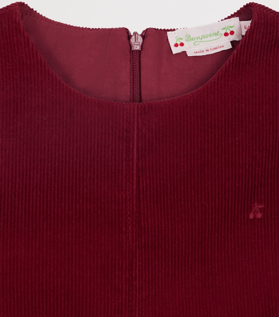 Cotton Corduroy Jolla Dress (4-8 Years) RAISIN Image 3