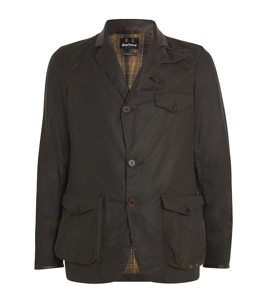 Waxed Beacon Jacket OLIVE Image 1