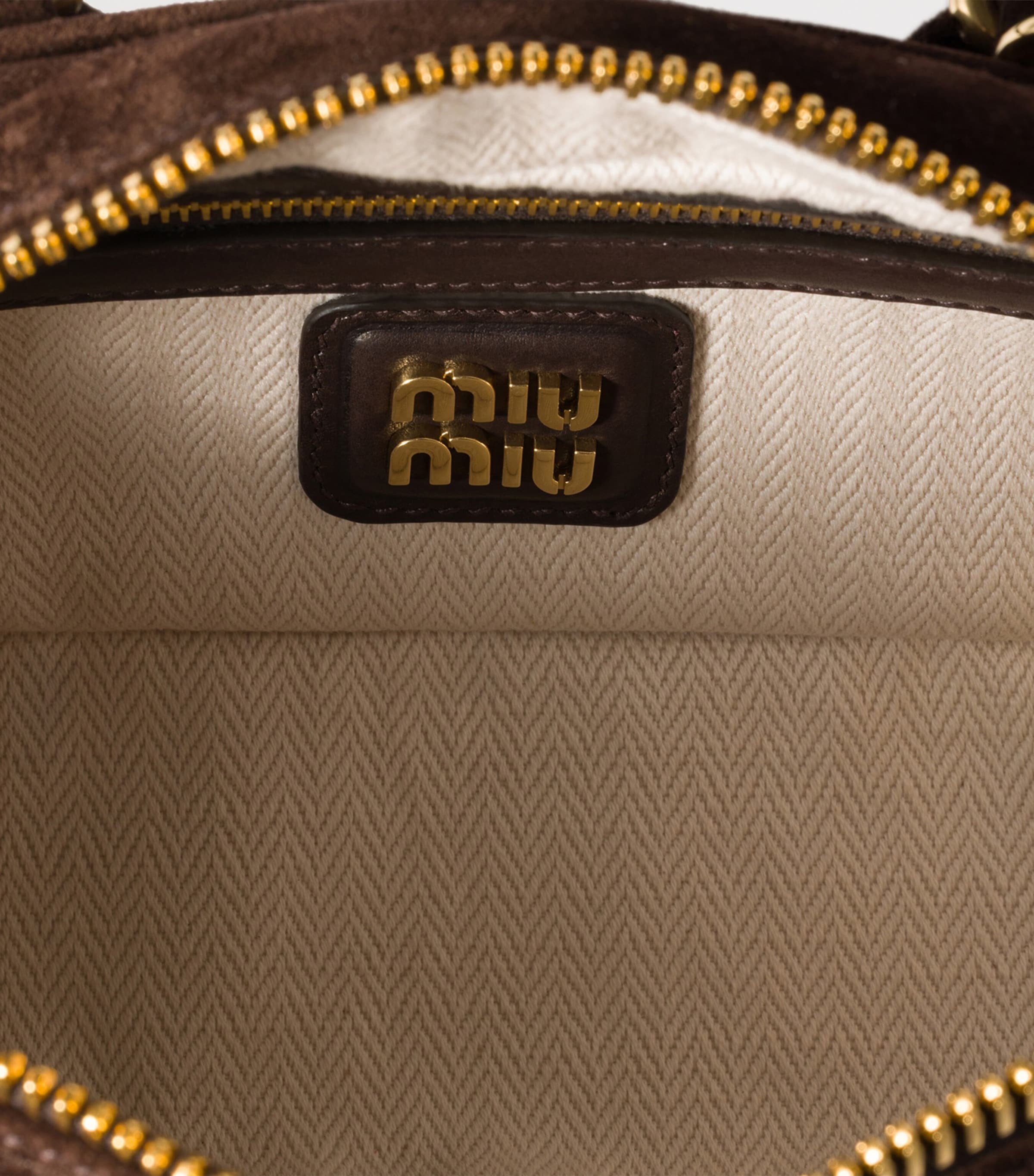 Suede Arcadie Top-Handle Bag F0003 Image 6