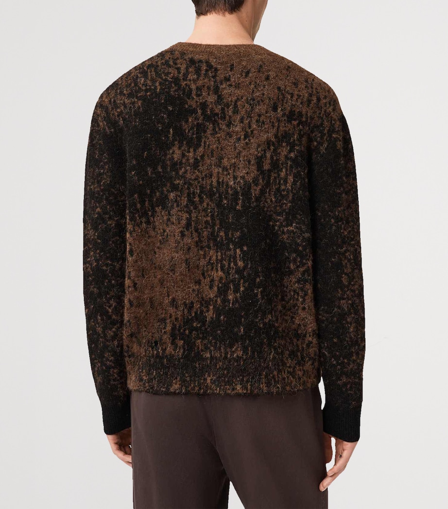 Wool-Blend Jacquard Storm Sweater BROWN Image 5