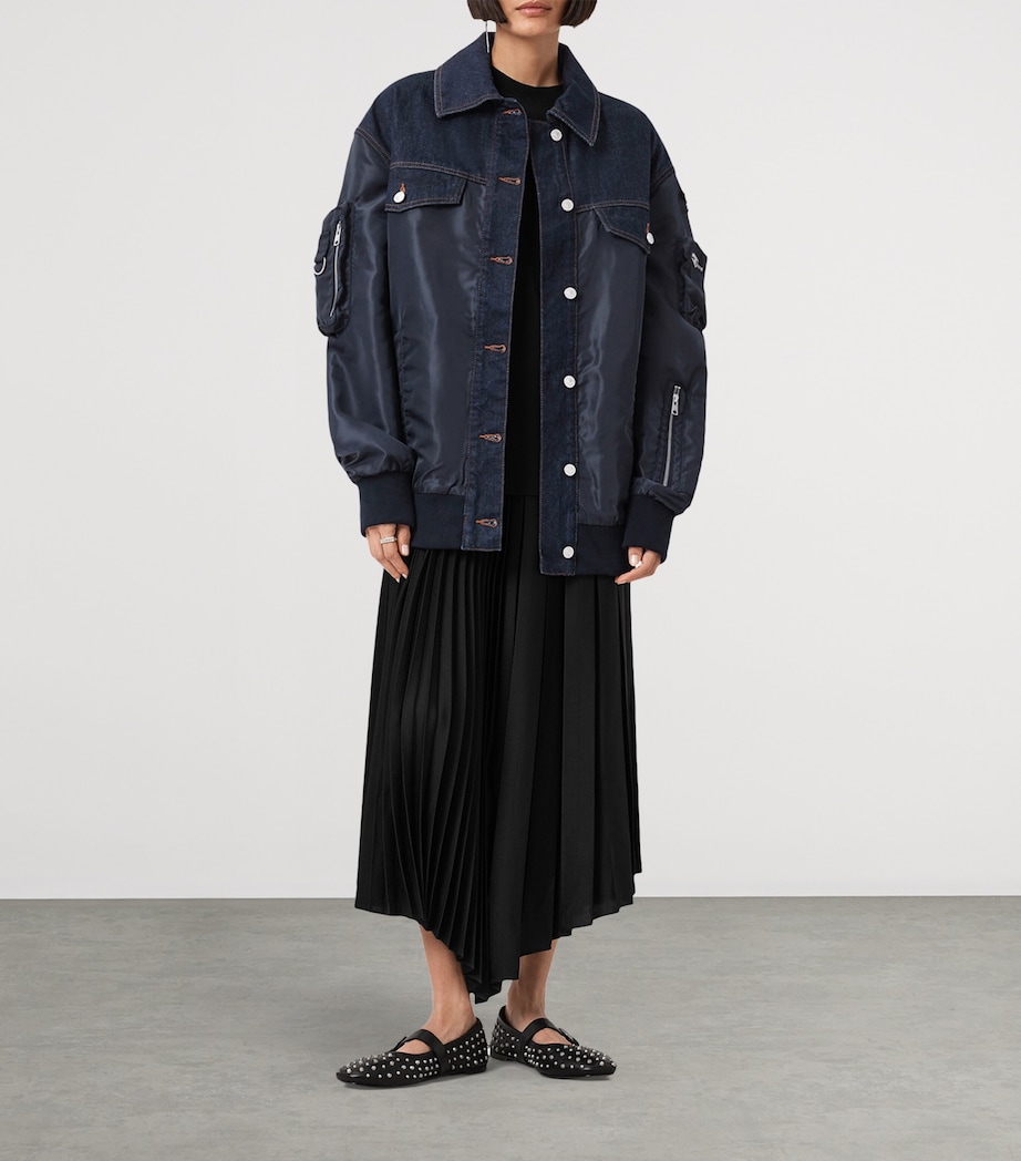 Hybrid Verity Bomber Jacket NAVY BLUE Image 3