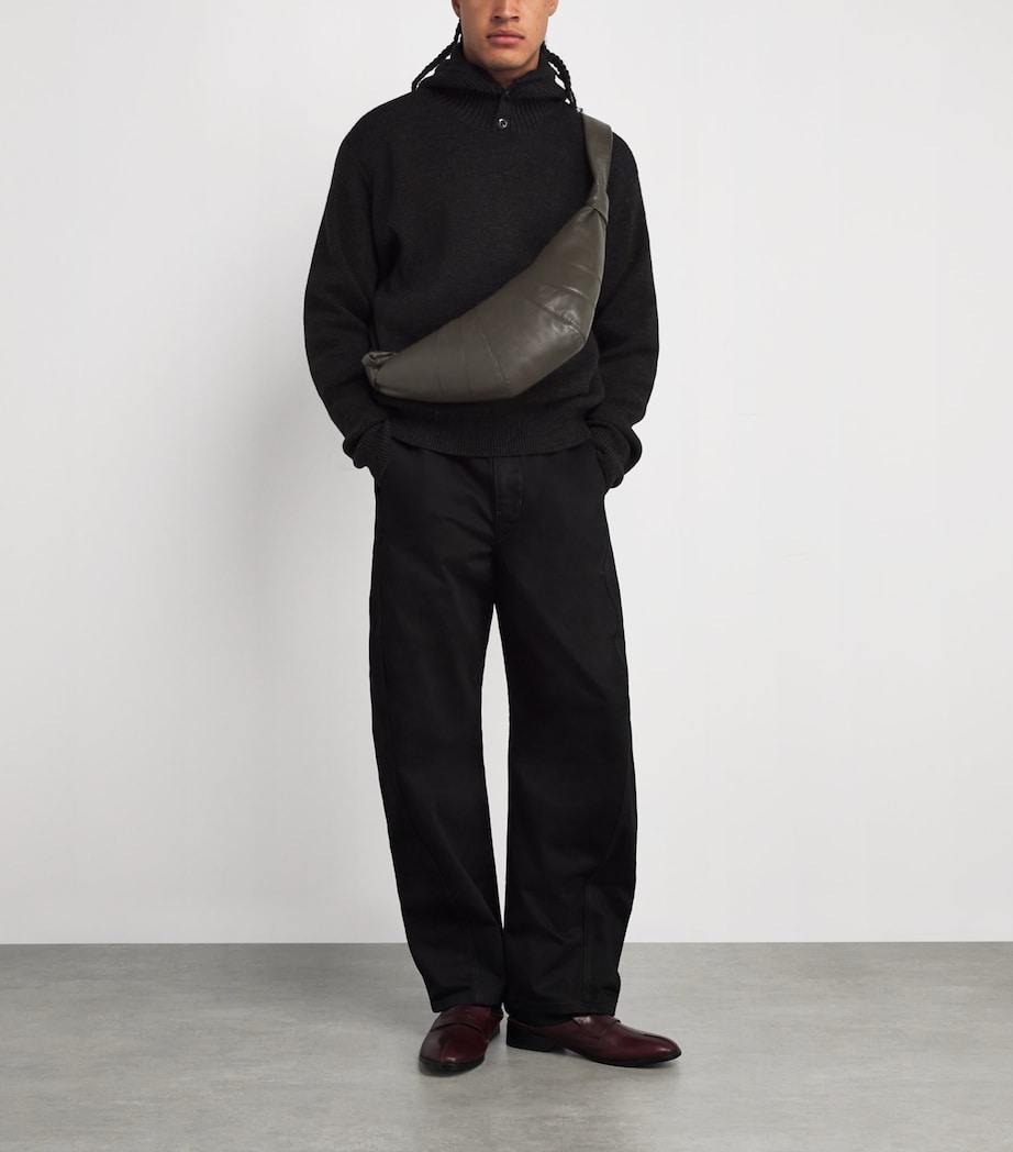 Medium Nappa Leather Croissant Bag SHERWOOD Image 2