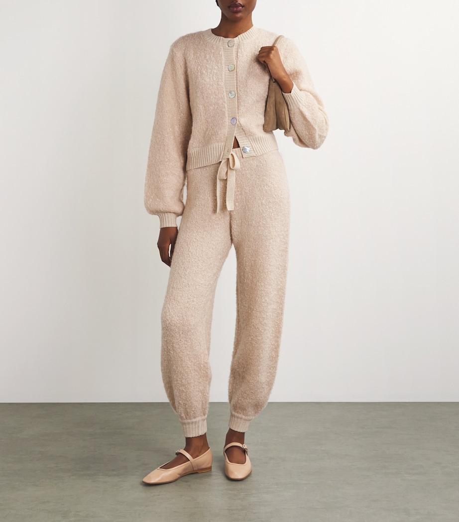 Leather Mary Jane Ballet Flats BEIGE Image 5