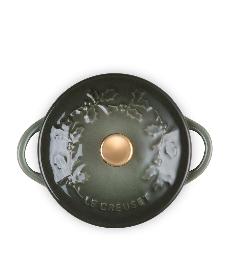 Stoneware Holly Petite Round Casserole Dish (10cm) NO COLOUR Image 4