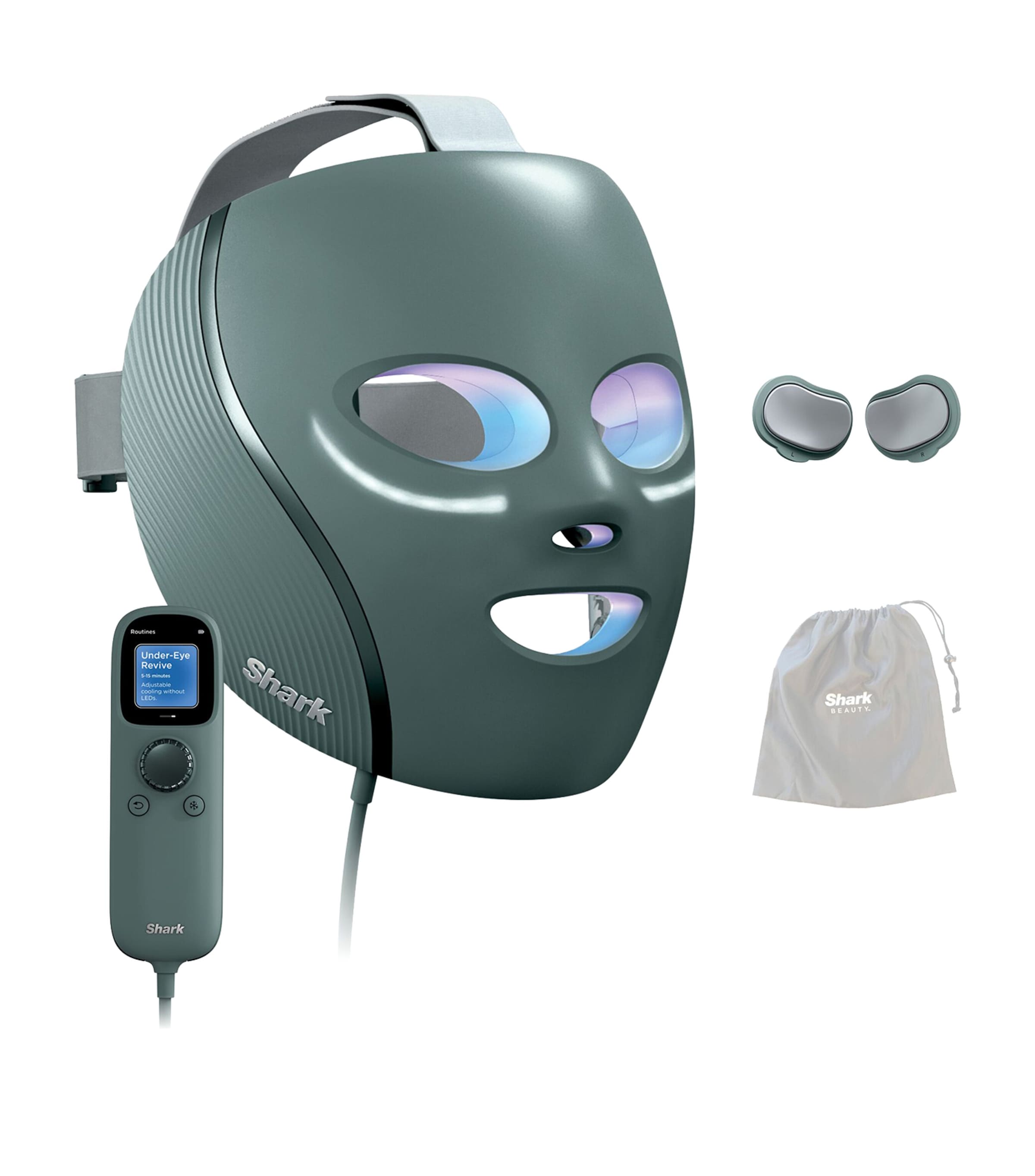 Shark CryoGlow Under-Eye Cooling + LED Anti-Ageing & Blemish Repair Mask Set Sage Green Image 1