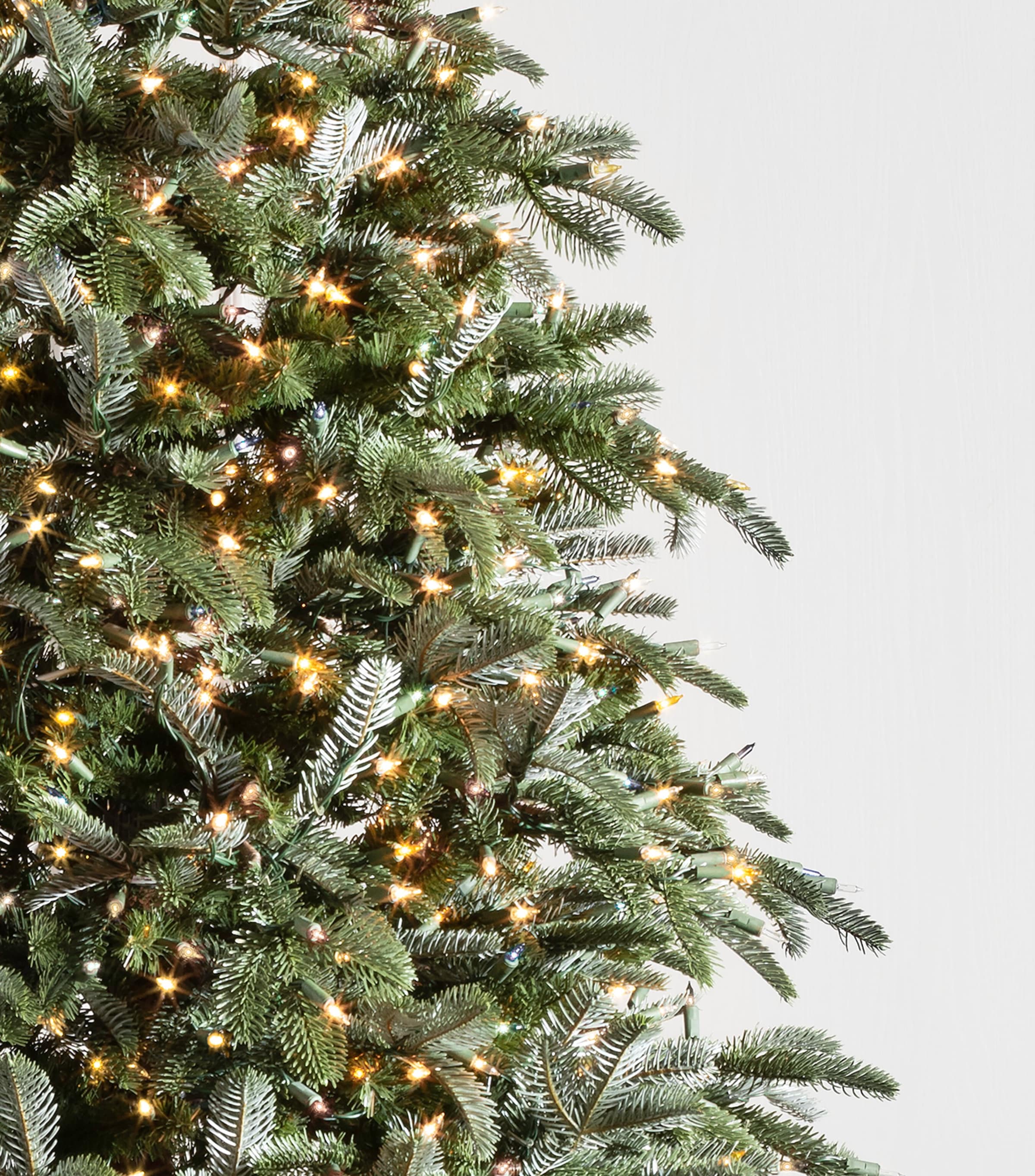 Nordmann Fir LED Flip Christmas Tree (8ft) GREEN Image 2