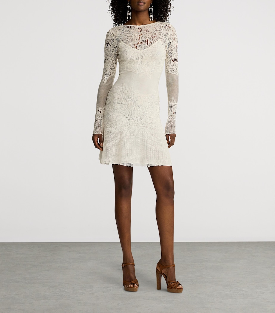 Mulberry Silk Mini Dress LUX CREAM Image 9