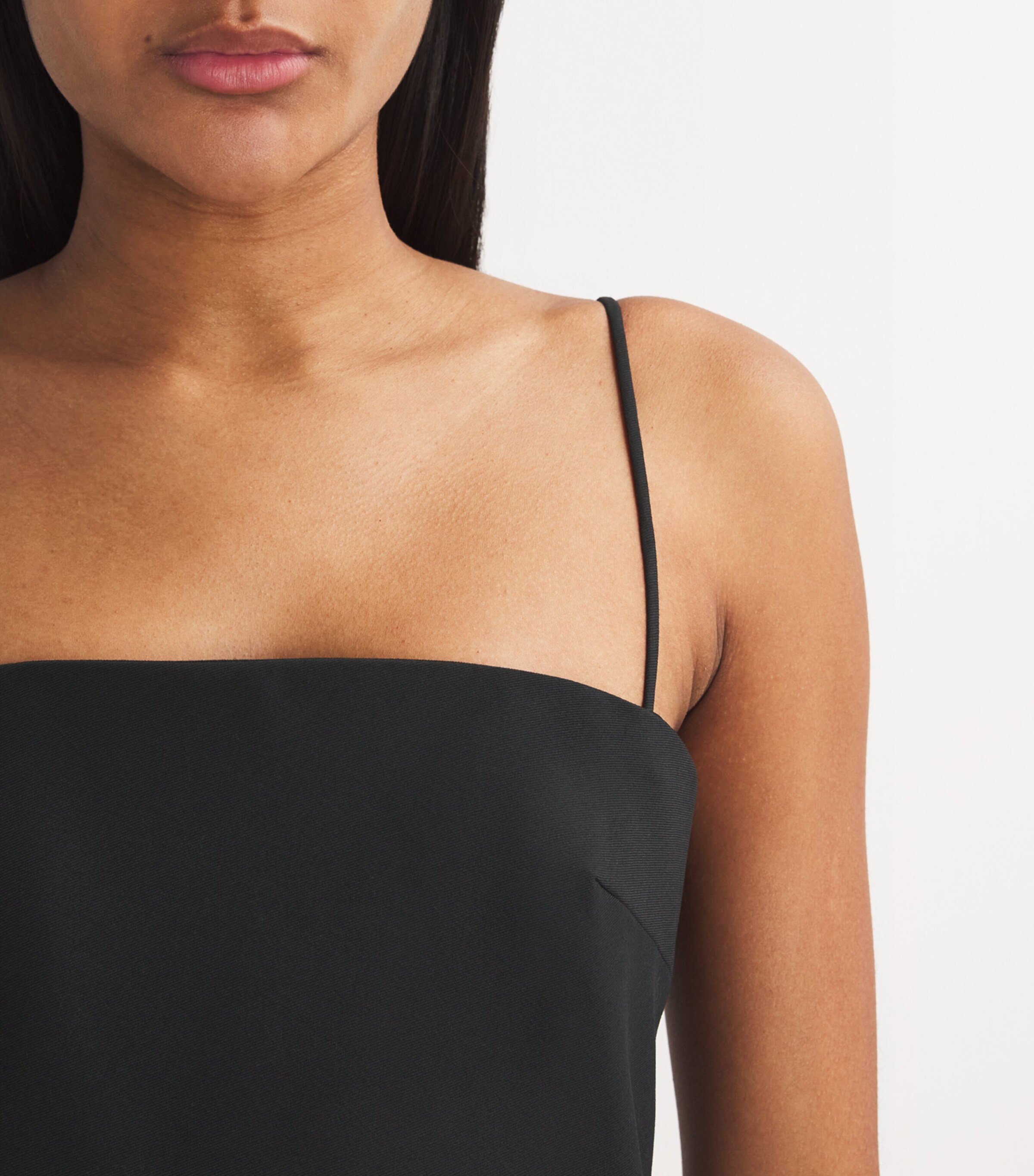 Alexander Wang Black Wool Detachable Fur Mini Dress | Harrods US