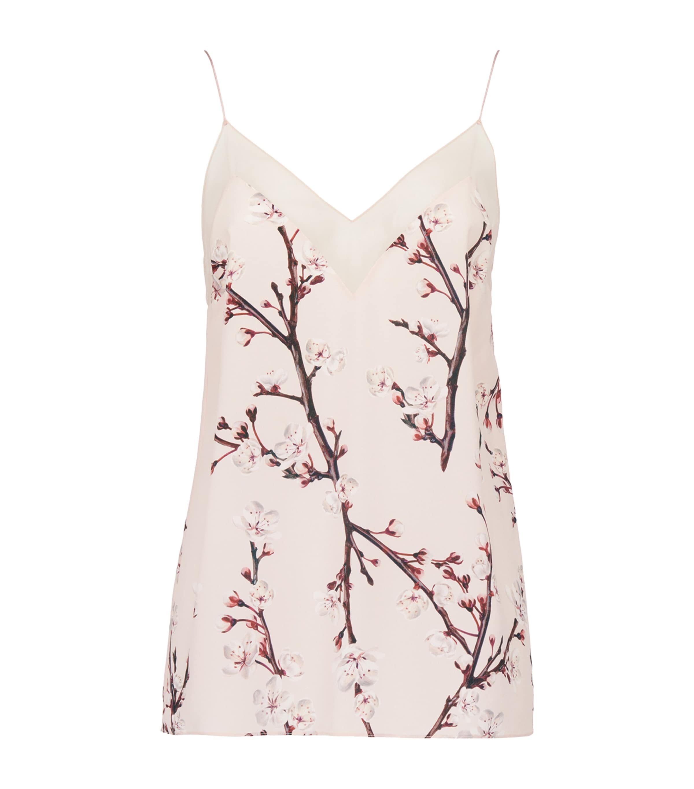 Alexander Mcqueen Blossom Sleeveless Camisole In Pink In Purple