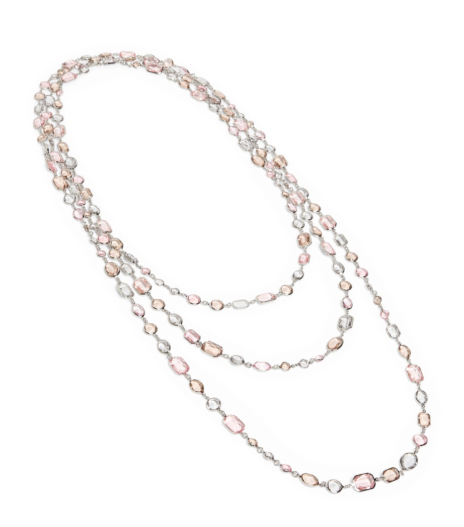 Marina Rinaldi Crystal-Embellished Necklace Powder Image 1