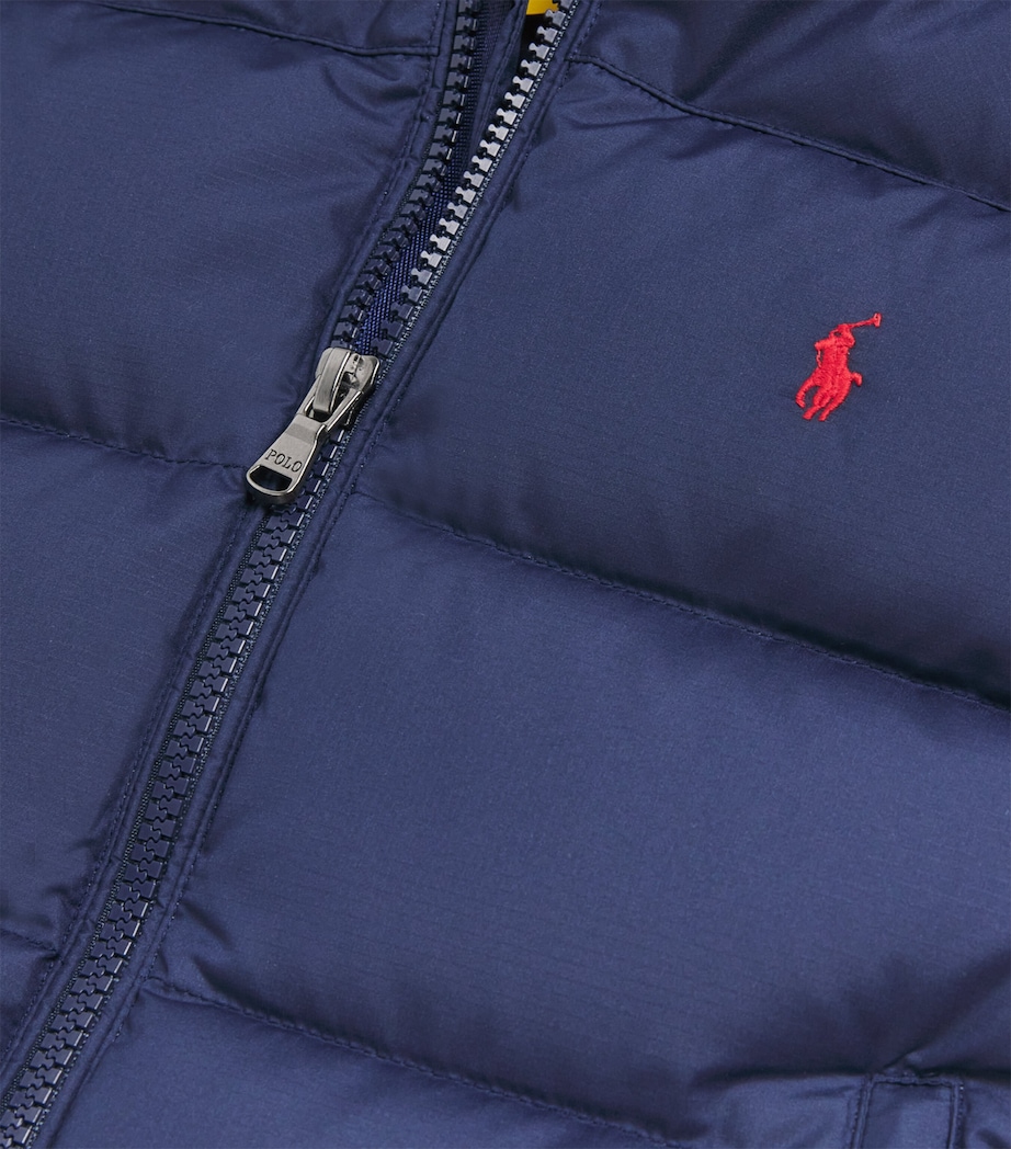 Ralph Lauren Kids Down Puffer Gilet (2-7 Years) Navy Image 3