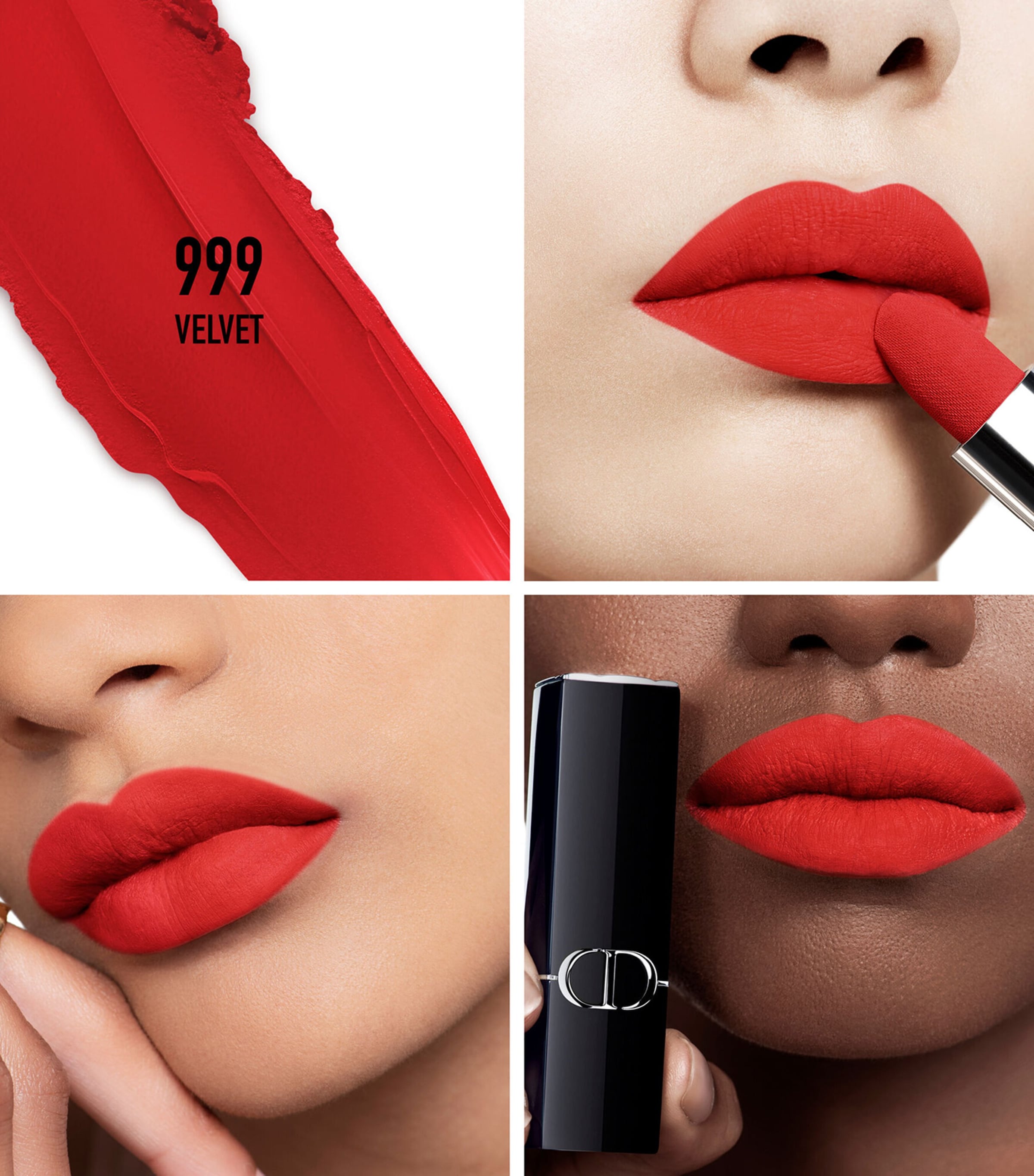Rouge Dior Couture Velvet Lipstick 999 Image 2