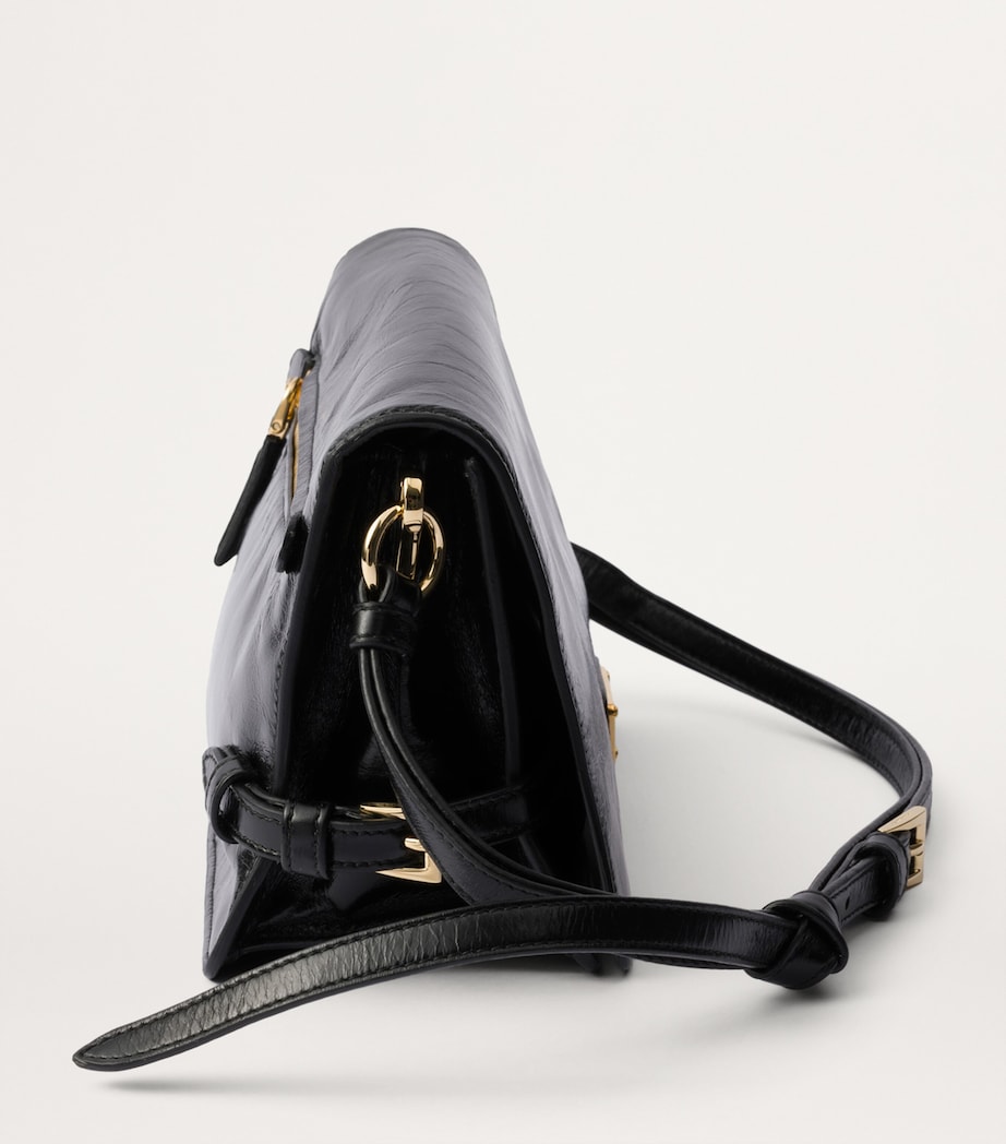 Leather Flap Shoulder Bag F0002 Image 5